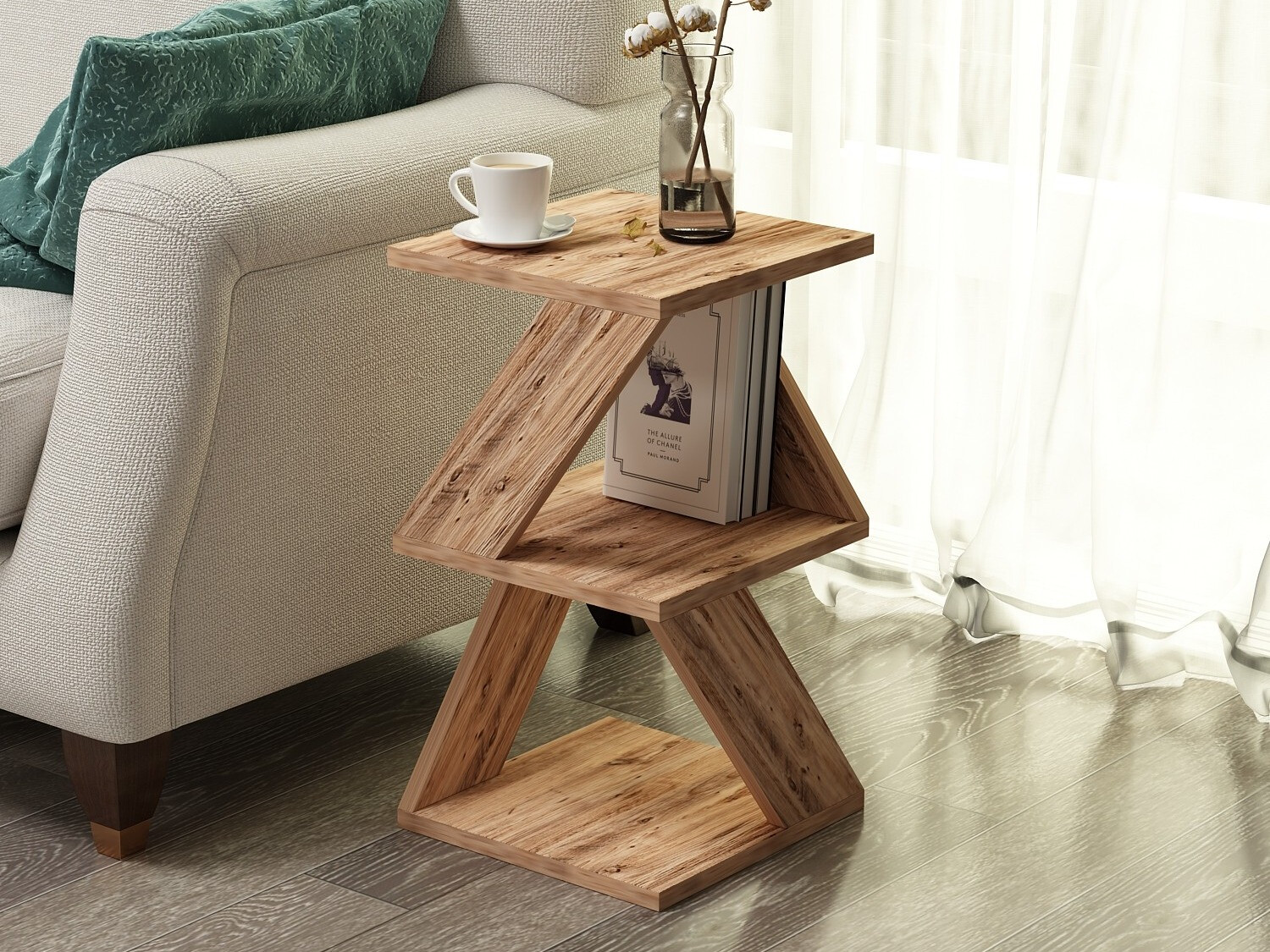 Mesa auxiliar Kailua 1298 (Pino)