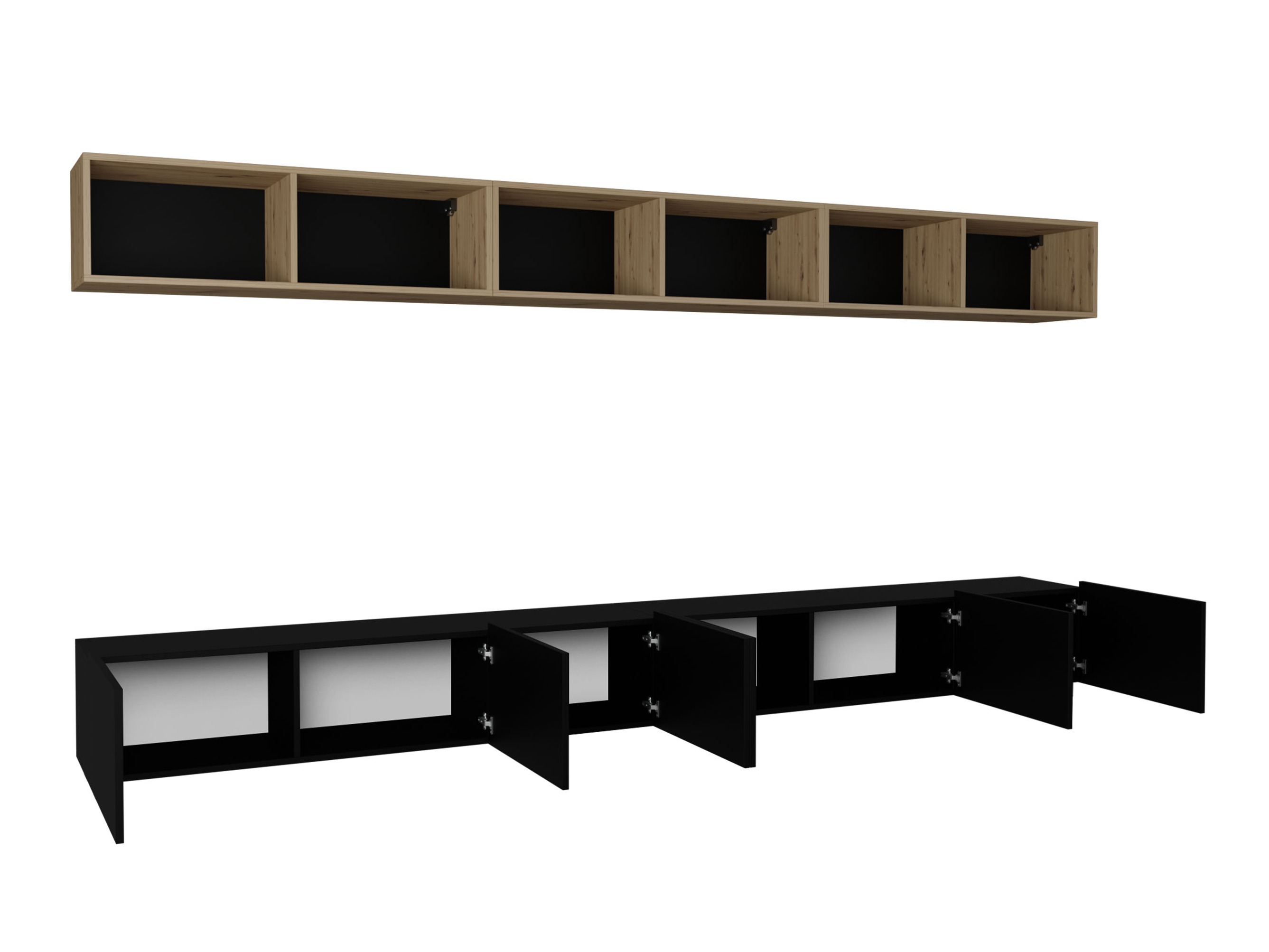 Conjunto de salón Tivdalu 153 (Cachemira + Roble Artisan)