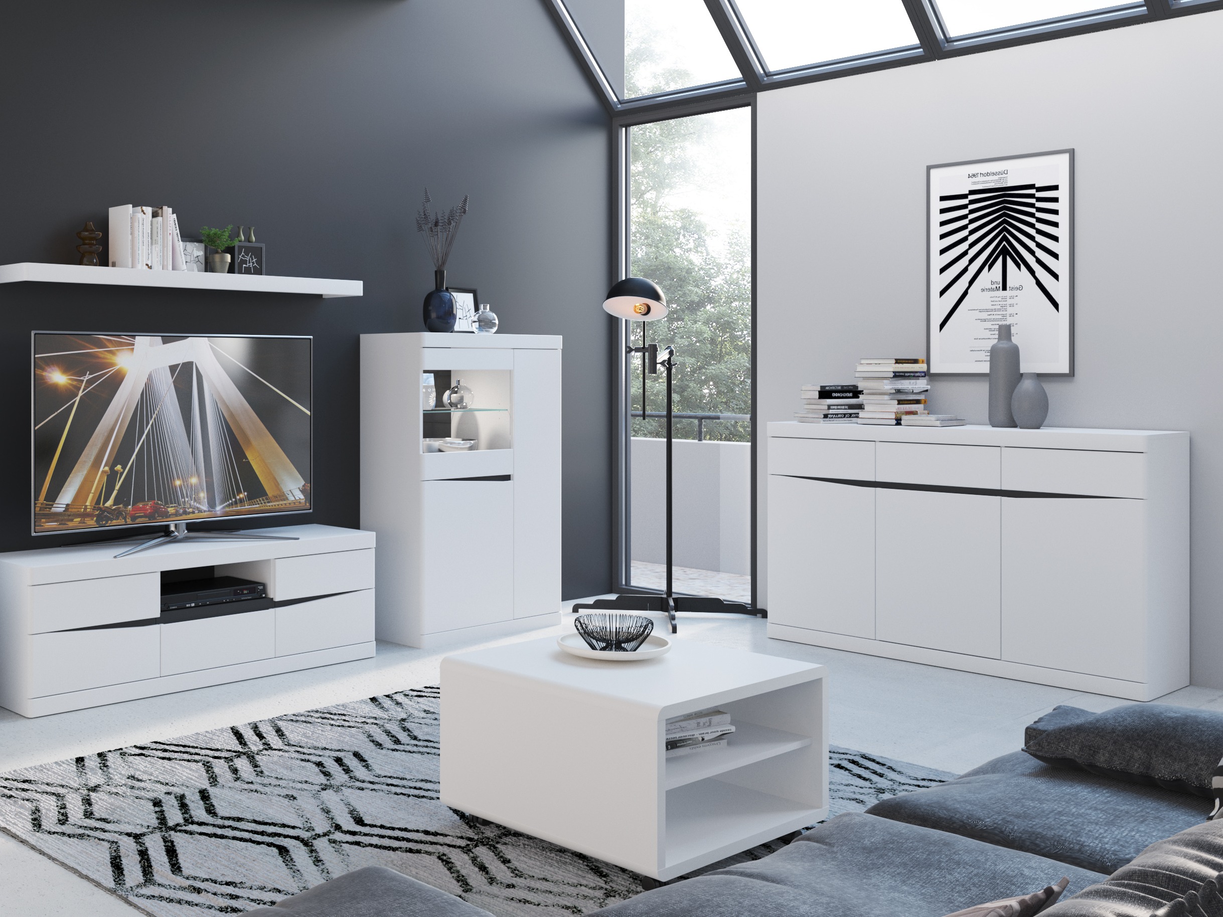 Mesa de centro Venlori 114 (Blanco)