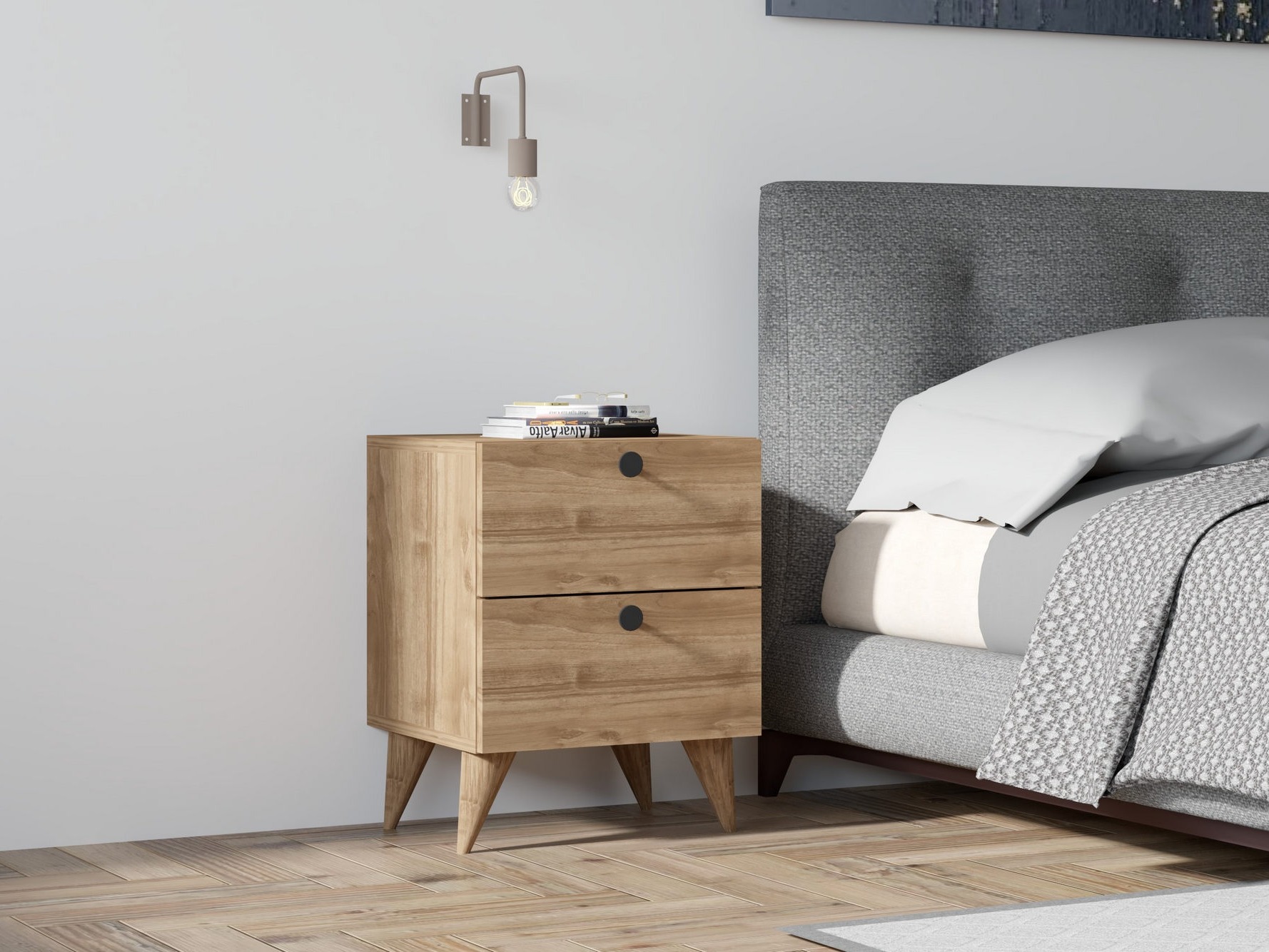 Mesilla de noche Kailua 2594 (Nogal)