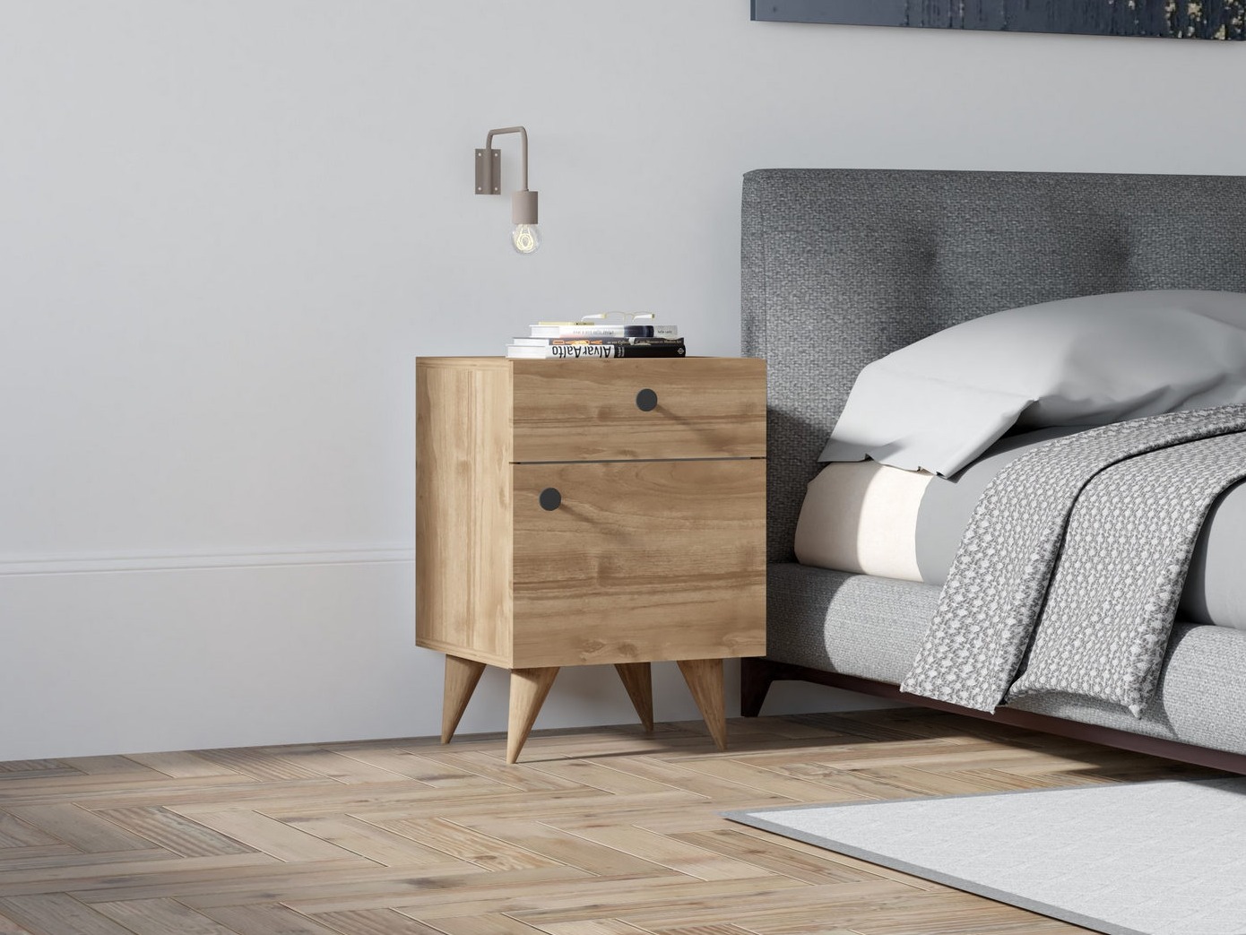 Mesilla de noche Kailua 2595 (Nogal)