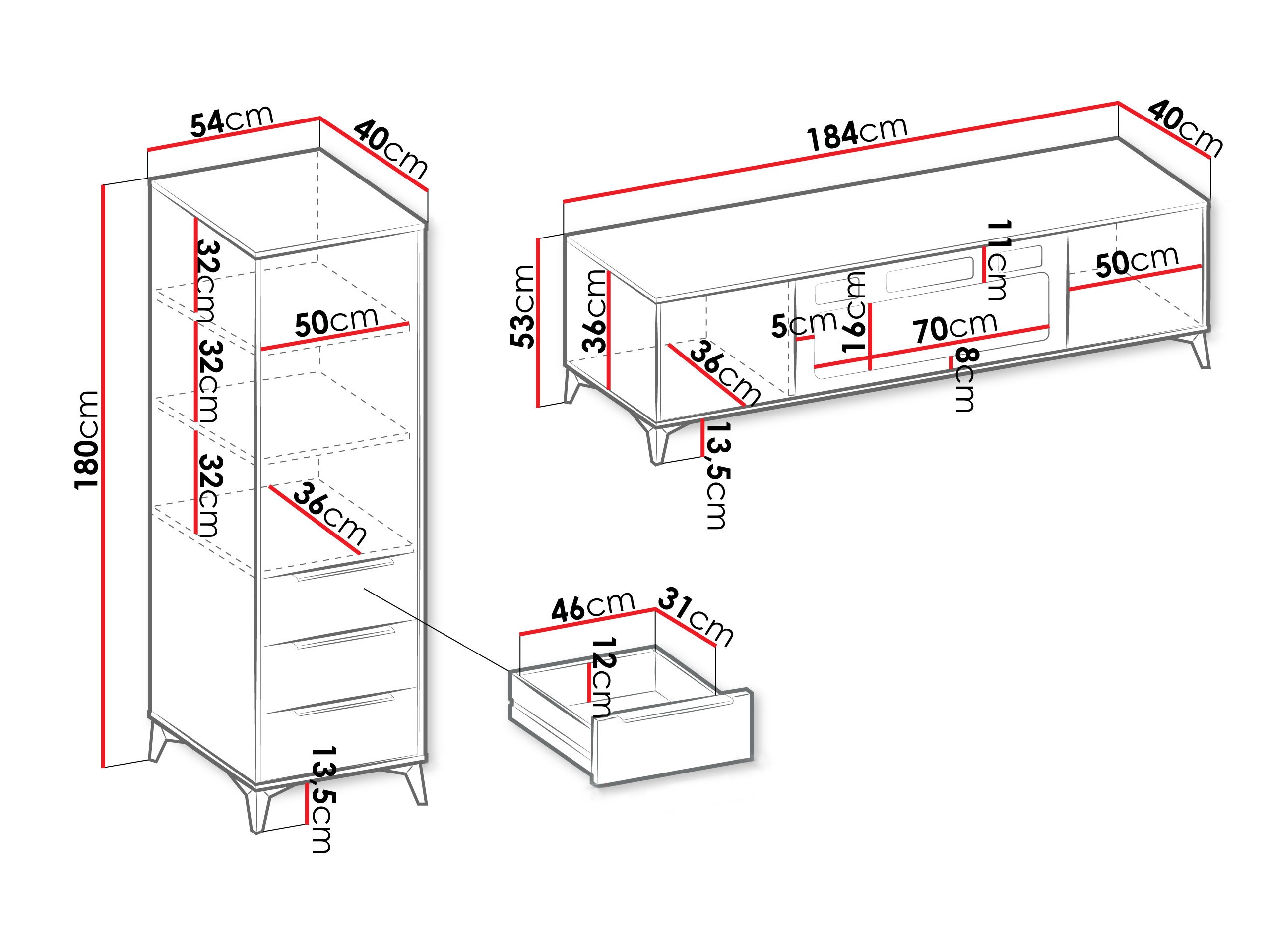 Conjunto de salón Comfivo Camlue 113