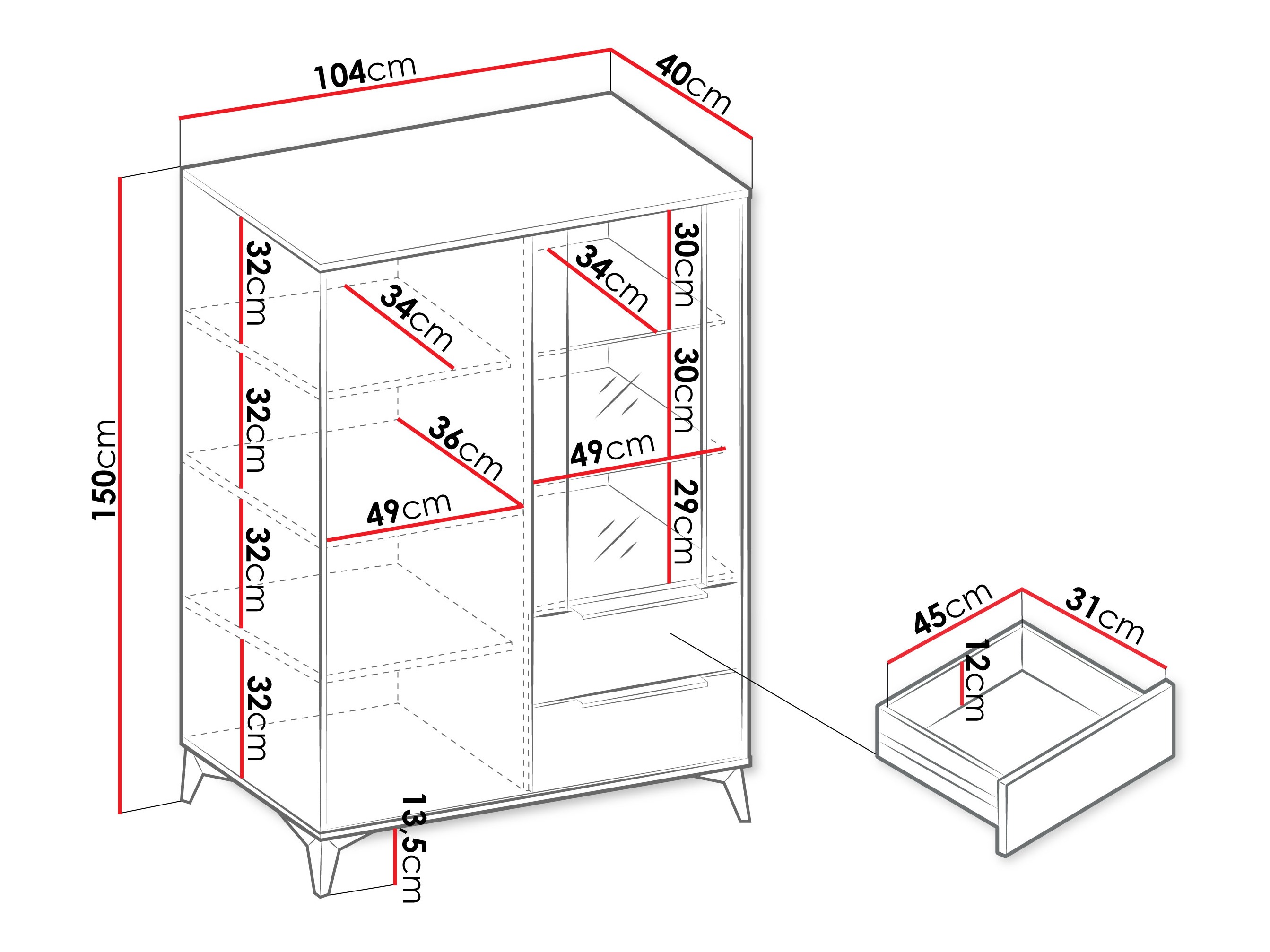 Estantería Comfivo Camlue 111