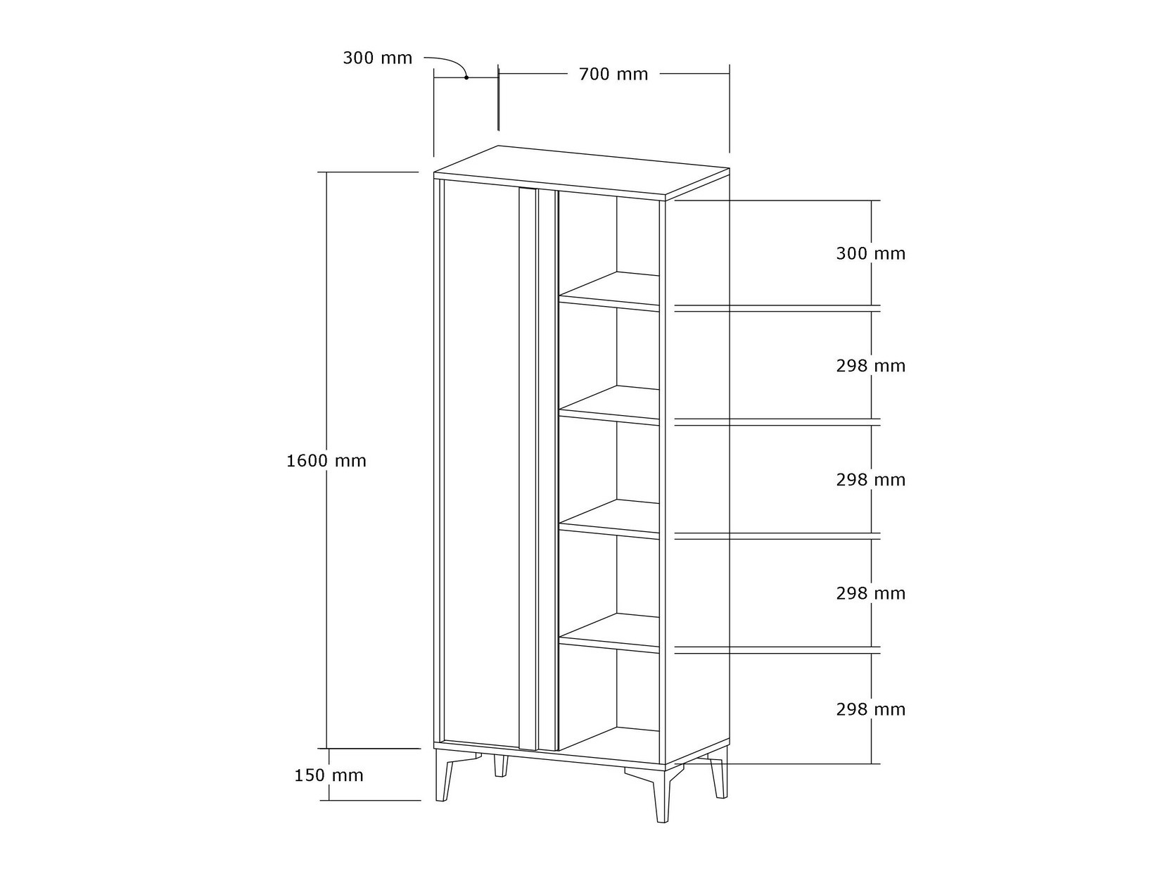 Estantería Kailua 2604
