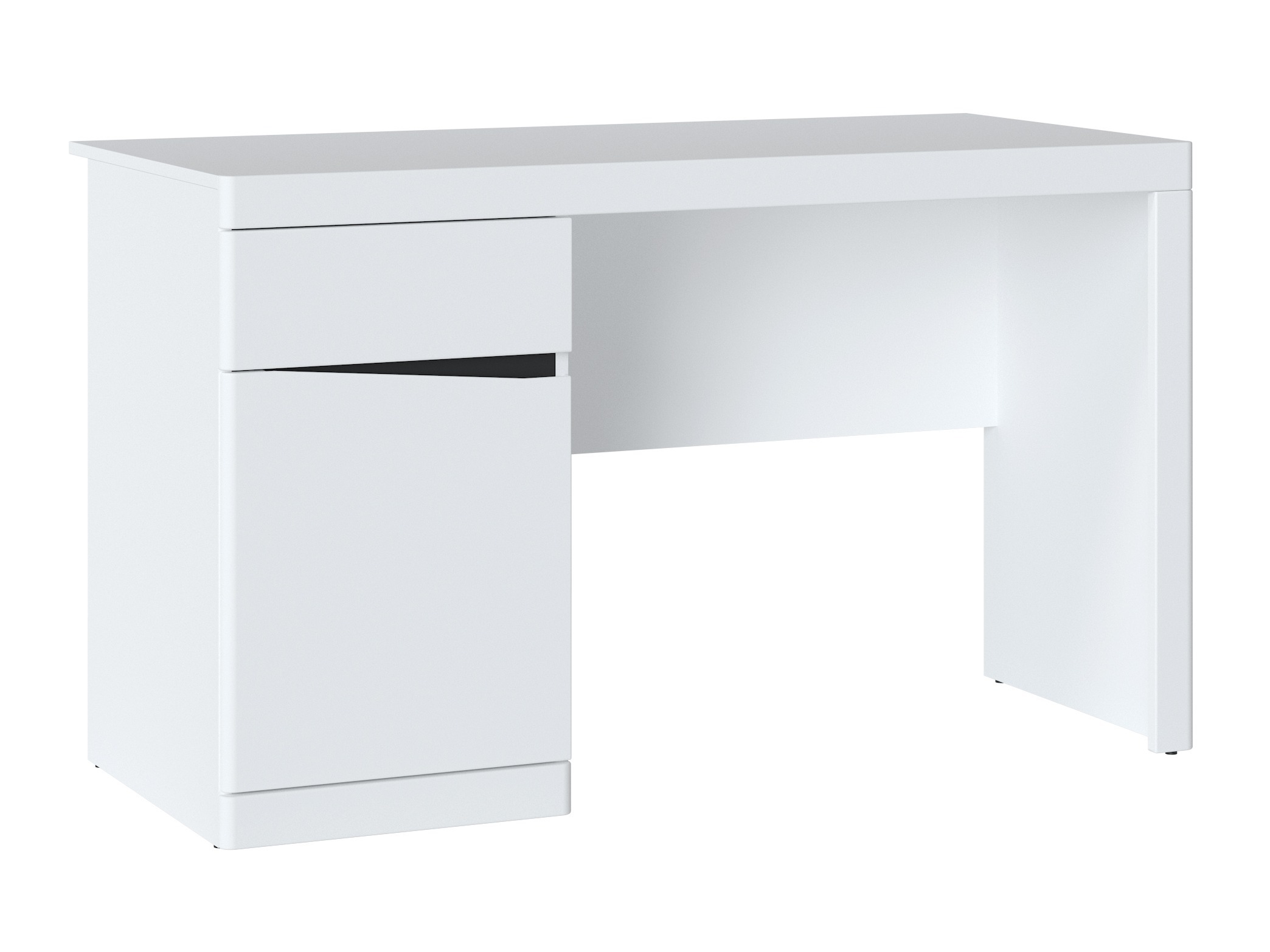 Mesa de oficina Venlori 120 (Blanco + Grafito)