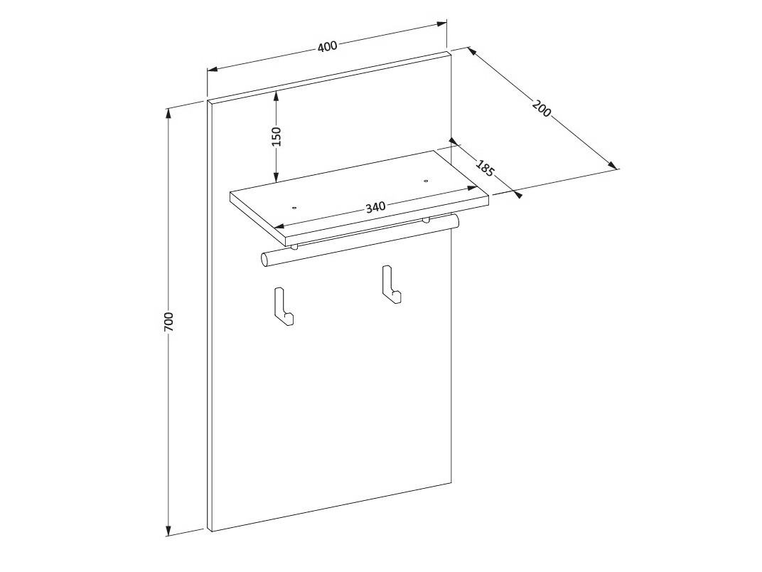 Perchero Alfere 114 (Congo)