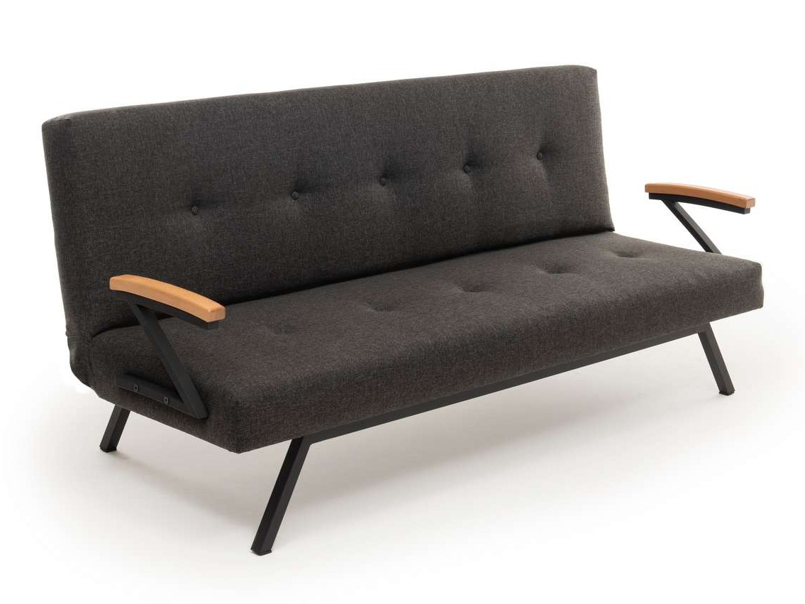 Sofá cama Altadena 604 (Gris oscuro)