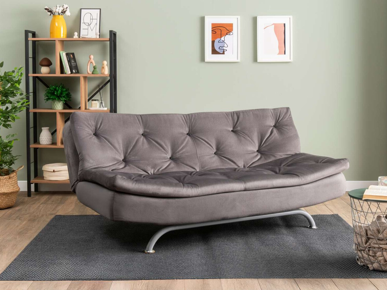 Sofá cama Altadena 605 (Gris)