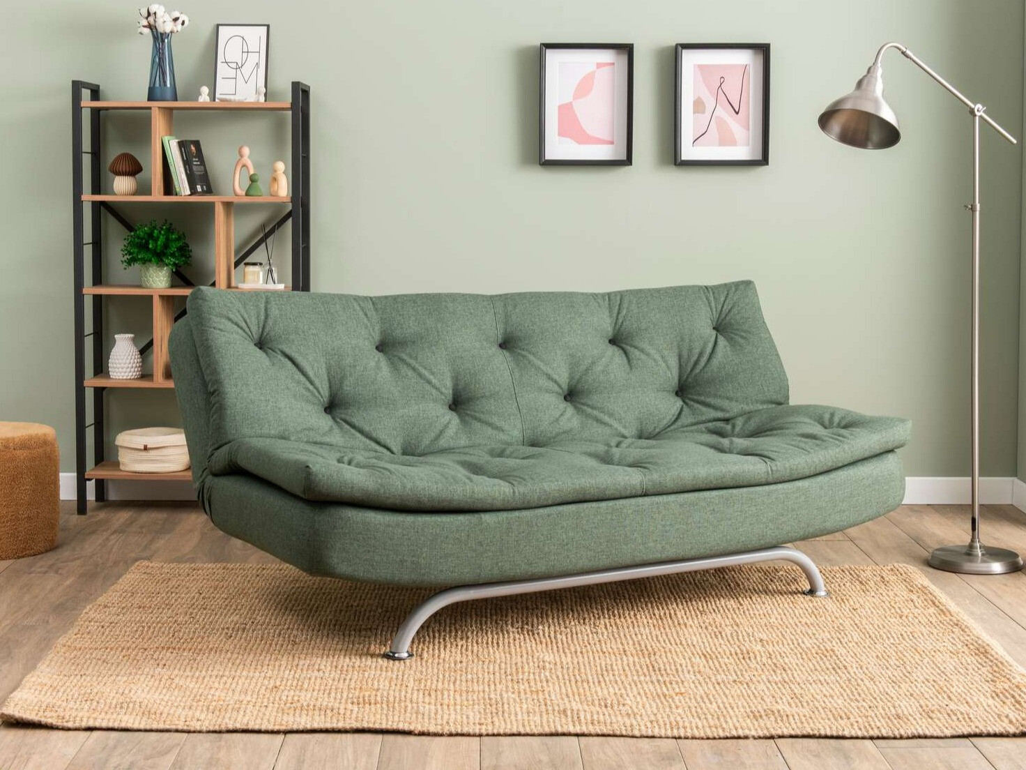 Sofá cama Altadena 605 (Verde)