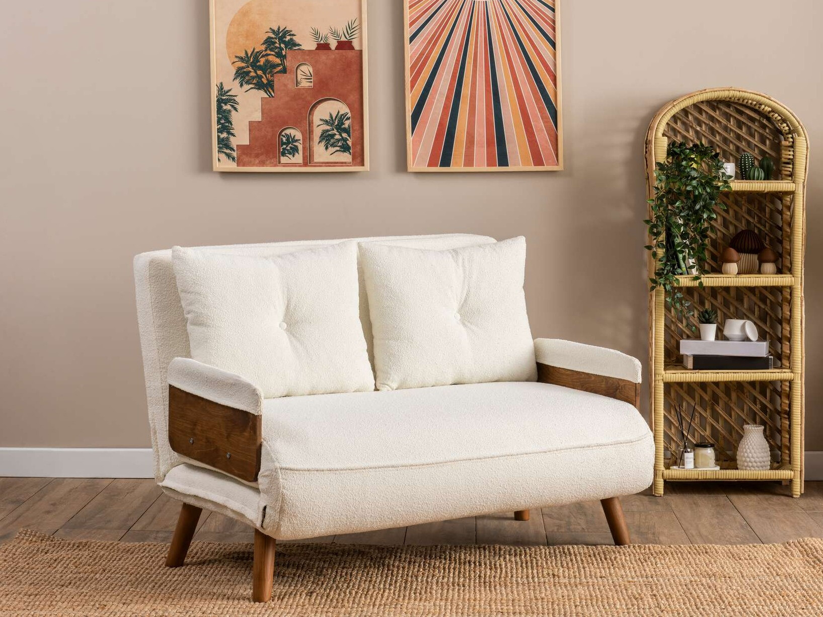 Sofá-cama Altadena 606 (Blanco)