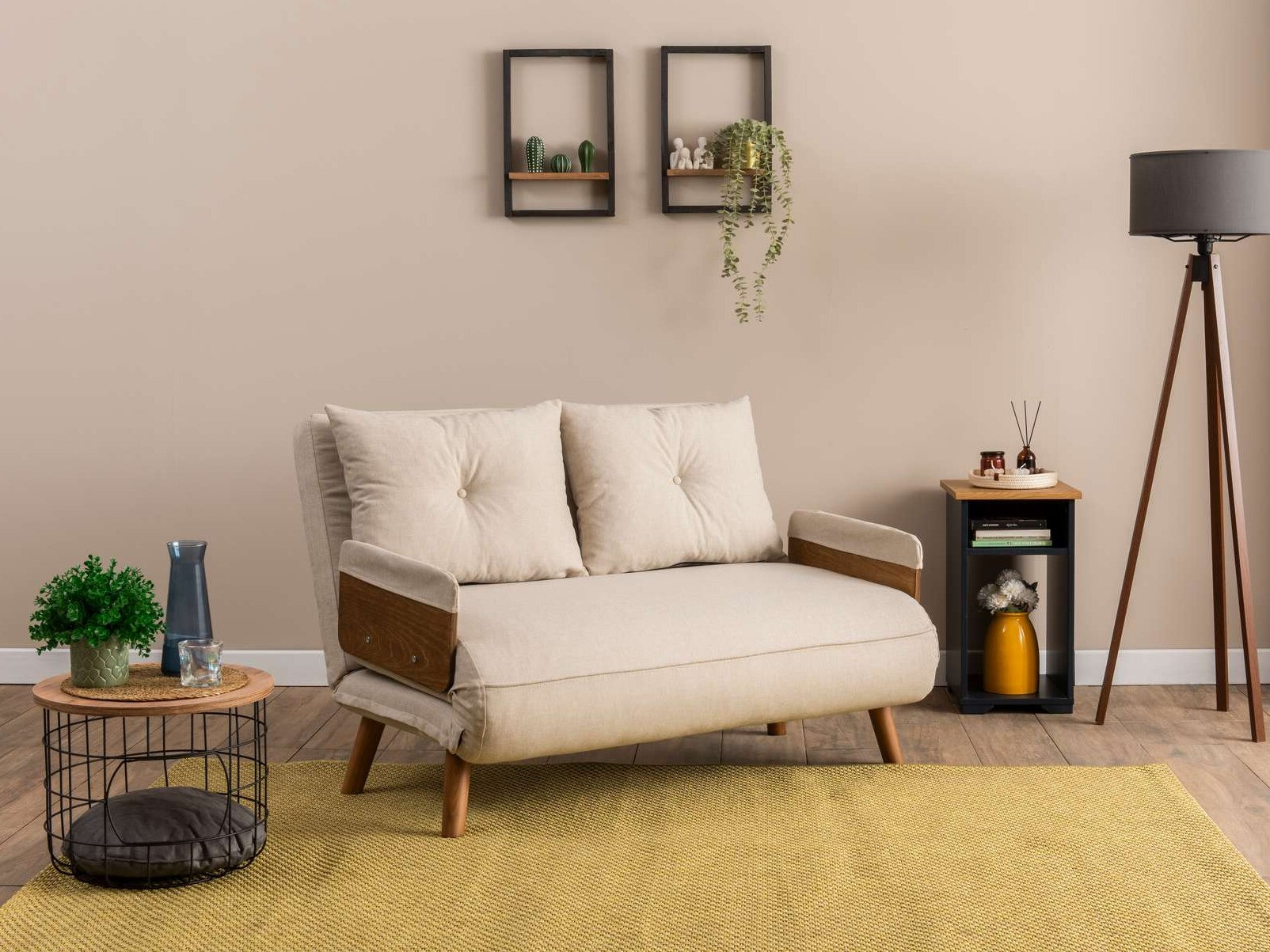 Sofá-cama Altadena 606 (Crema)