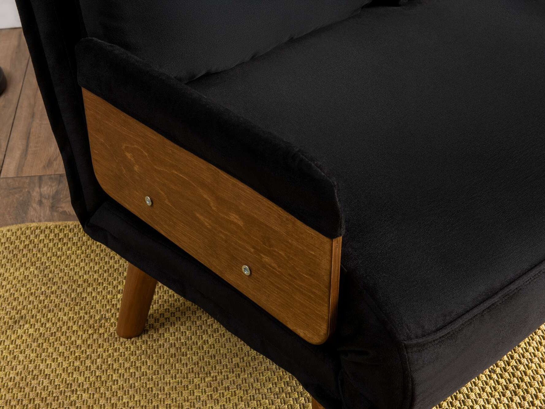 Sofá-cama Altadena 606 (Negro)