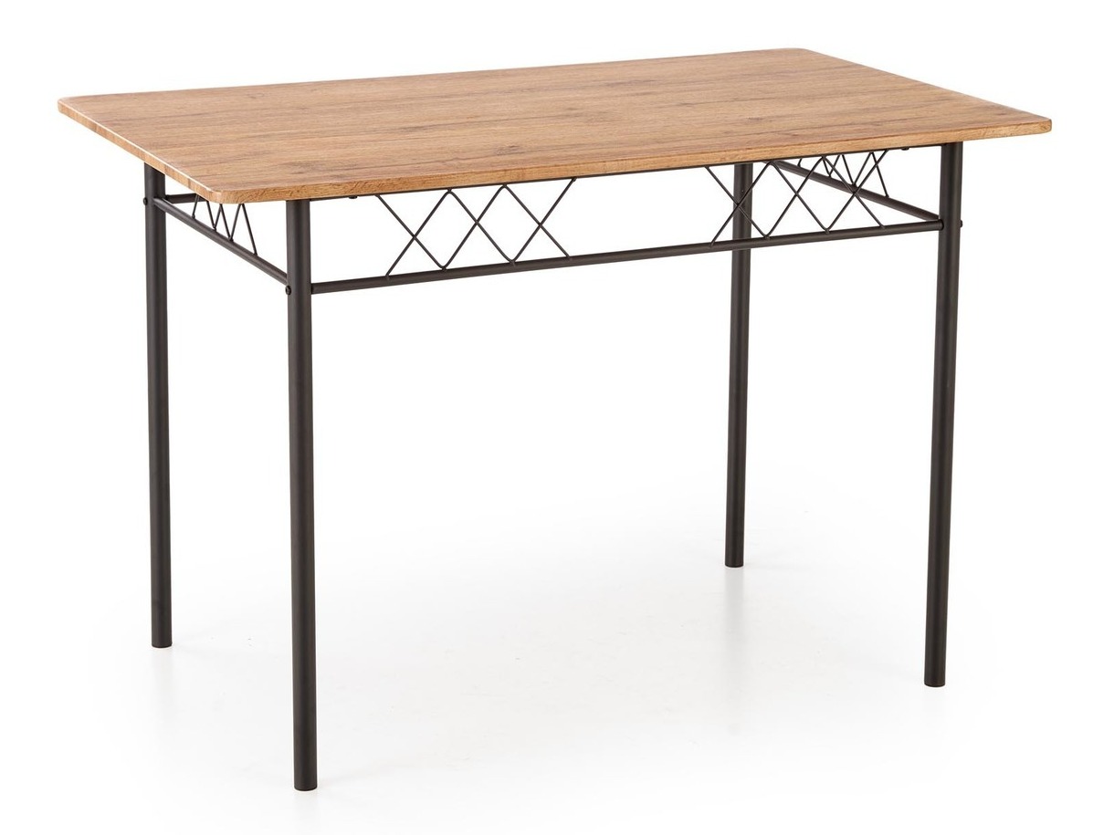 Conjunto de mesas y sillas para comedor Houston 1251 (Roble + Negro)