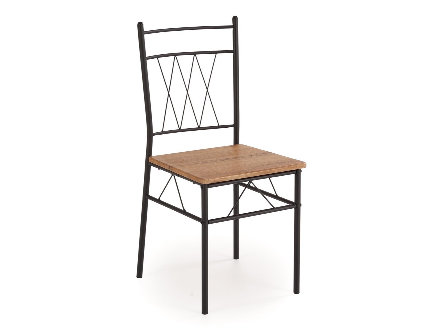 Conjunto de mesas y sillas para comedor Houston 1251 (Roble + Negro)