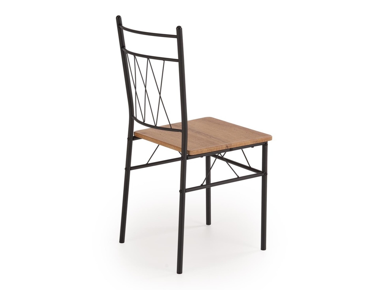 Conjunto de mesas y sillas para comedor Houston 1251 (Roble + Negro)
