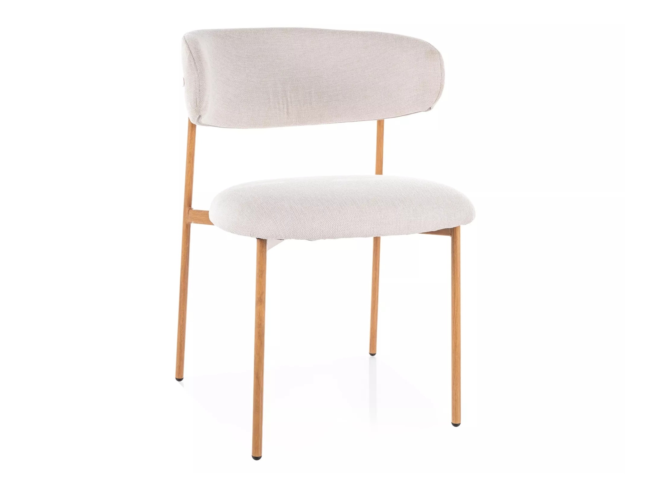 Silla Detroit 802 (Beige claro + Roble)