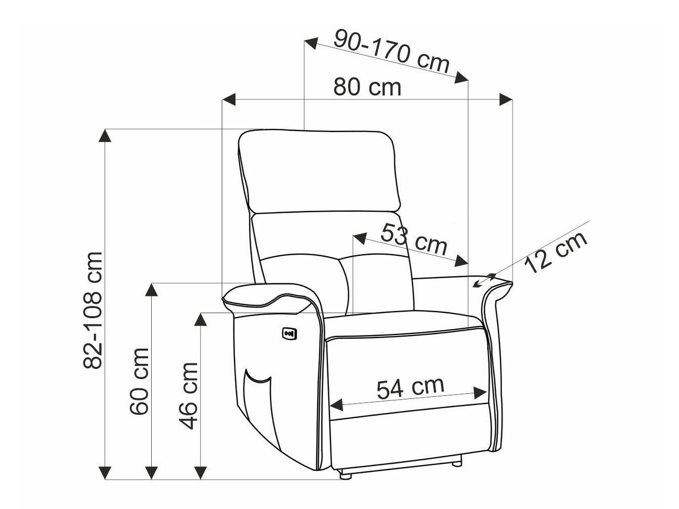Sillón reclinable Houston 1979 (Beige)