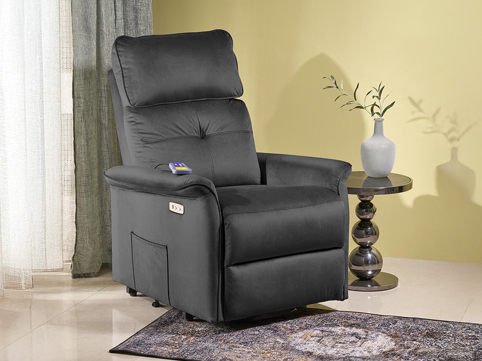 Sillón reclinable Houston 1979 (Negro)