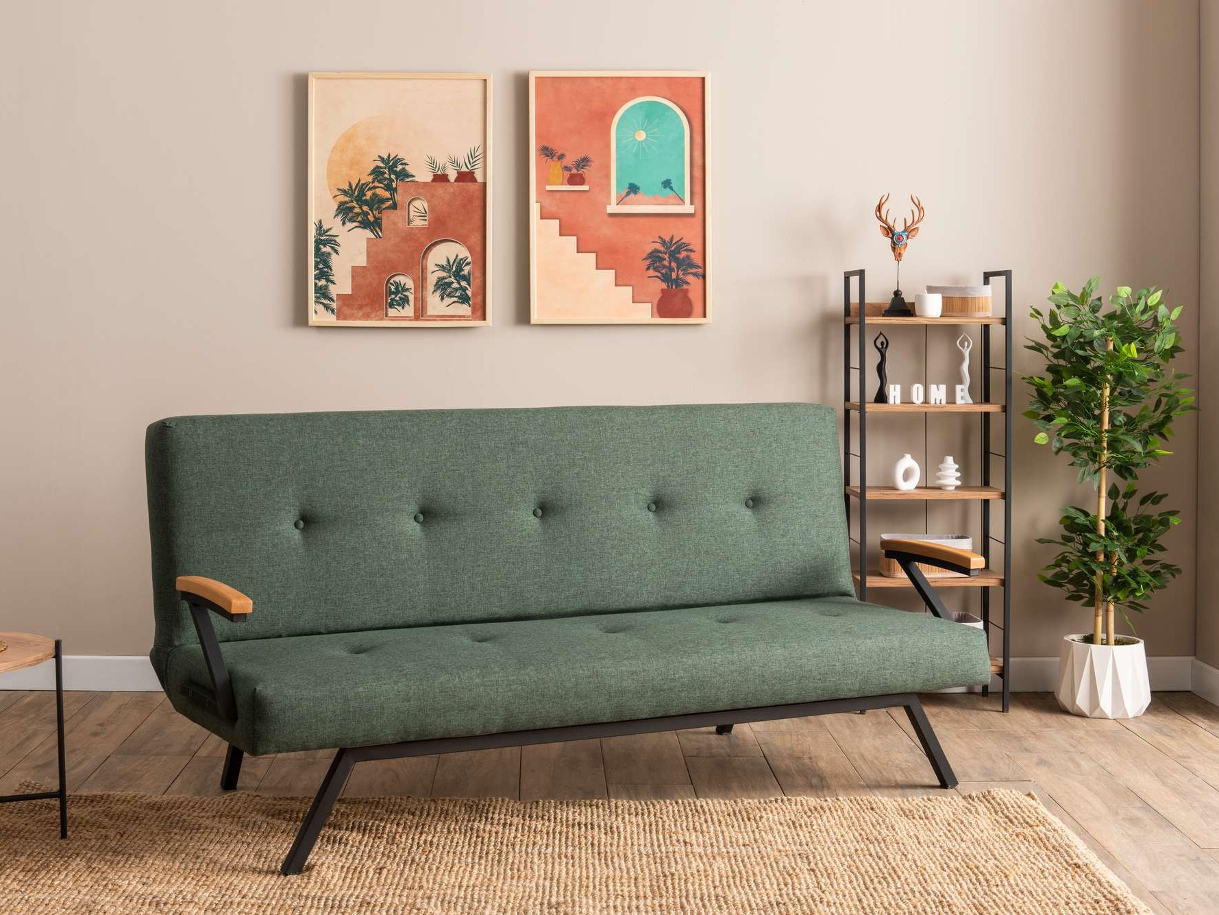 Sofá cama Altadena 604 (Verde)