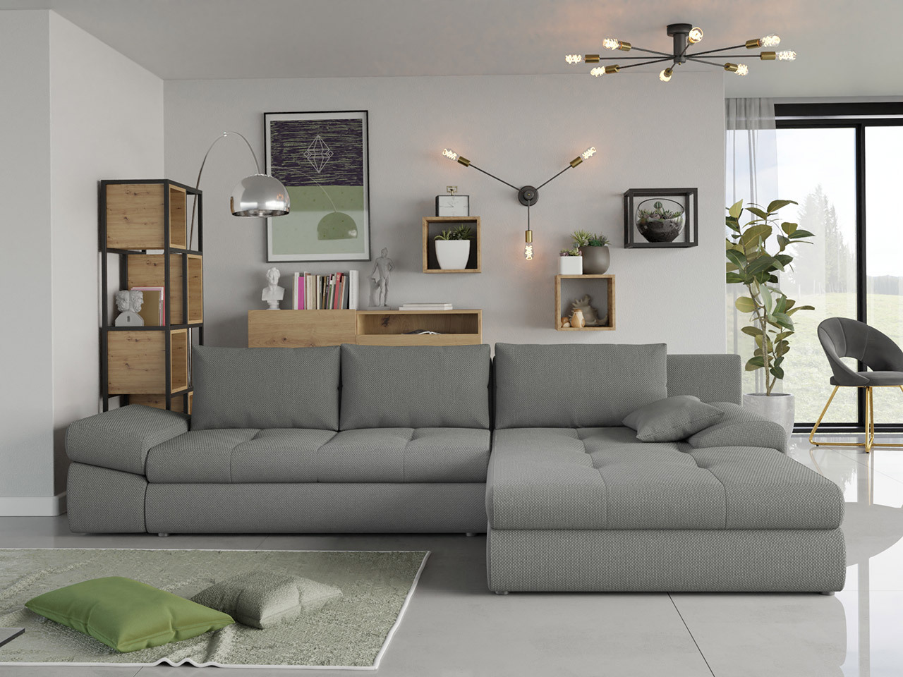 Sofá rinconero Lincoln 124 (Inari 91)