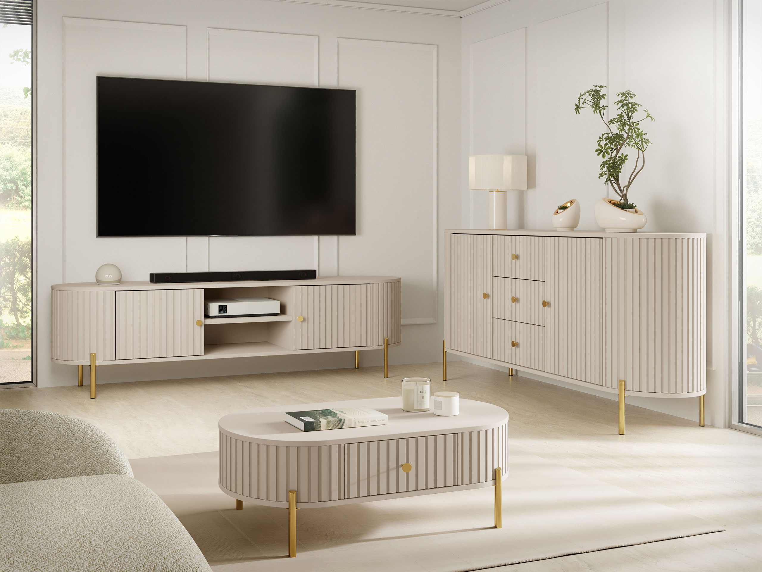 Conjunto de salón Comfivo Mirsoni I