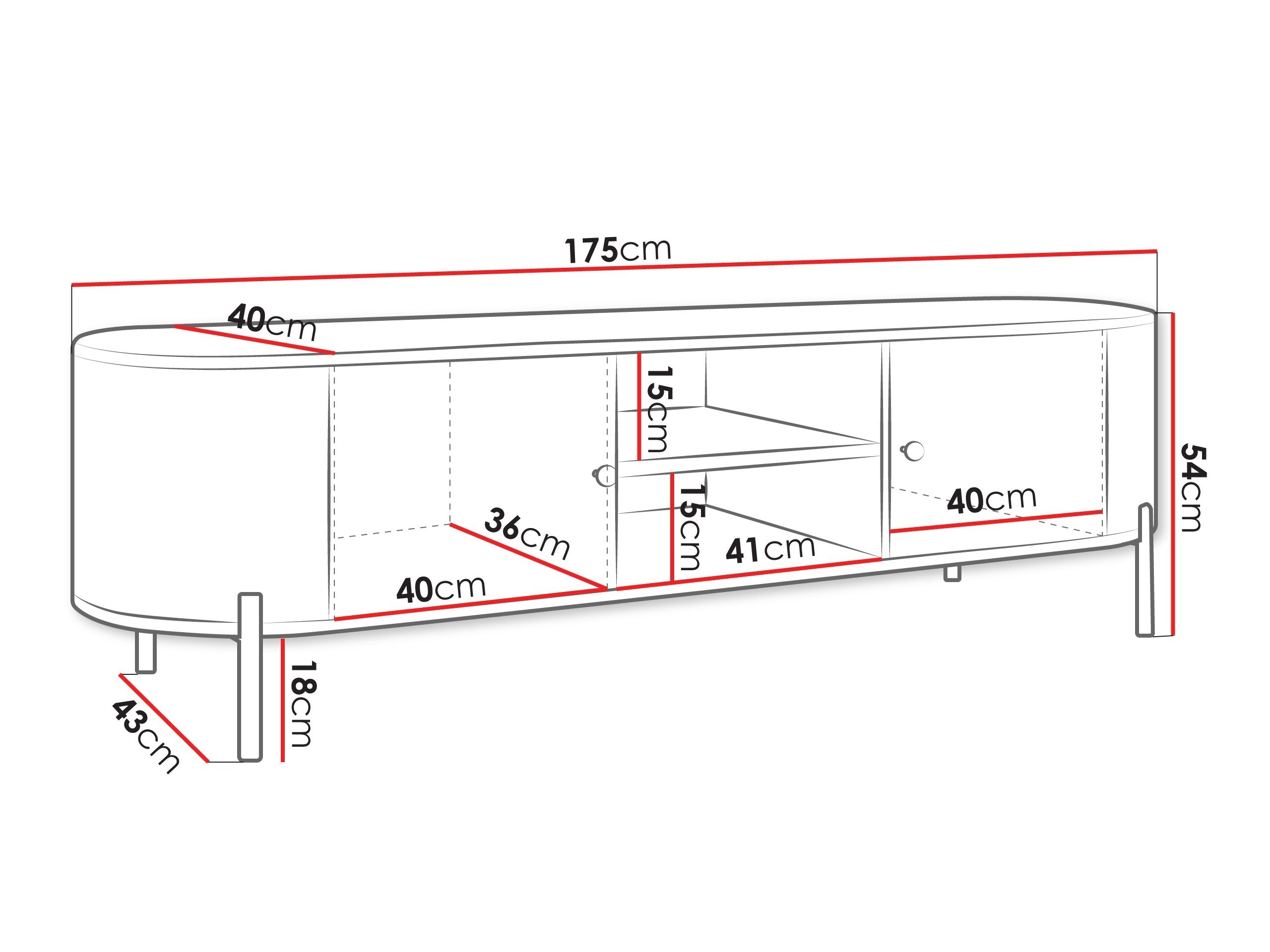 Mueble TV Comfivo Mirsoni