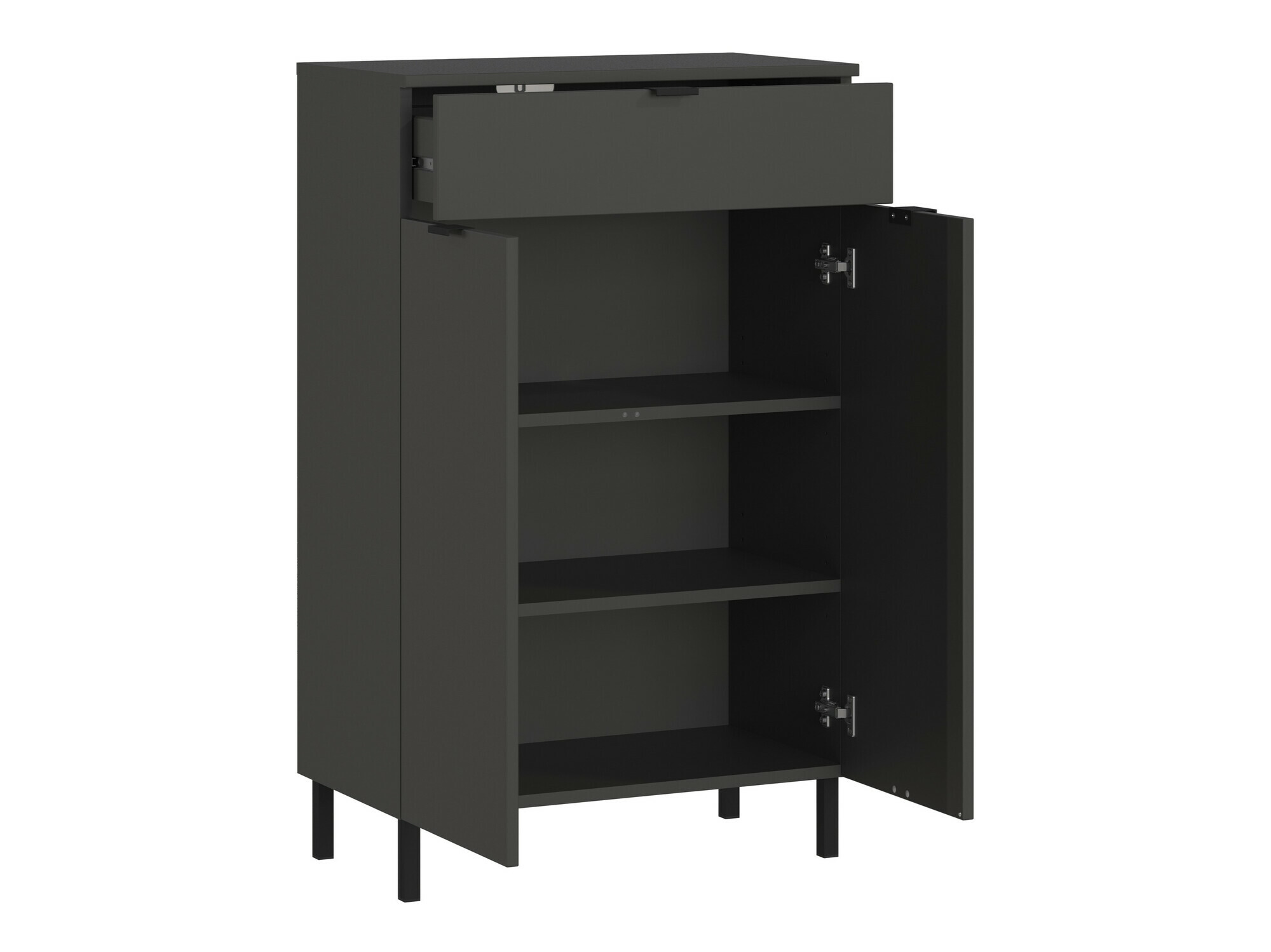 Armario de pie para baño Felfere 101 (Antracita)