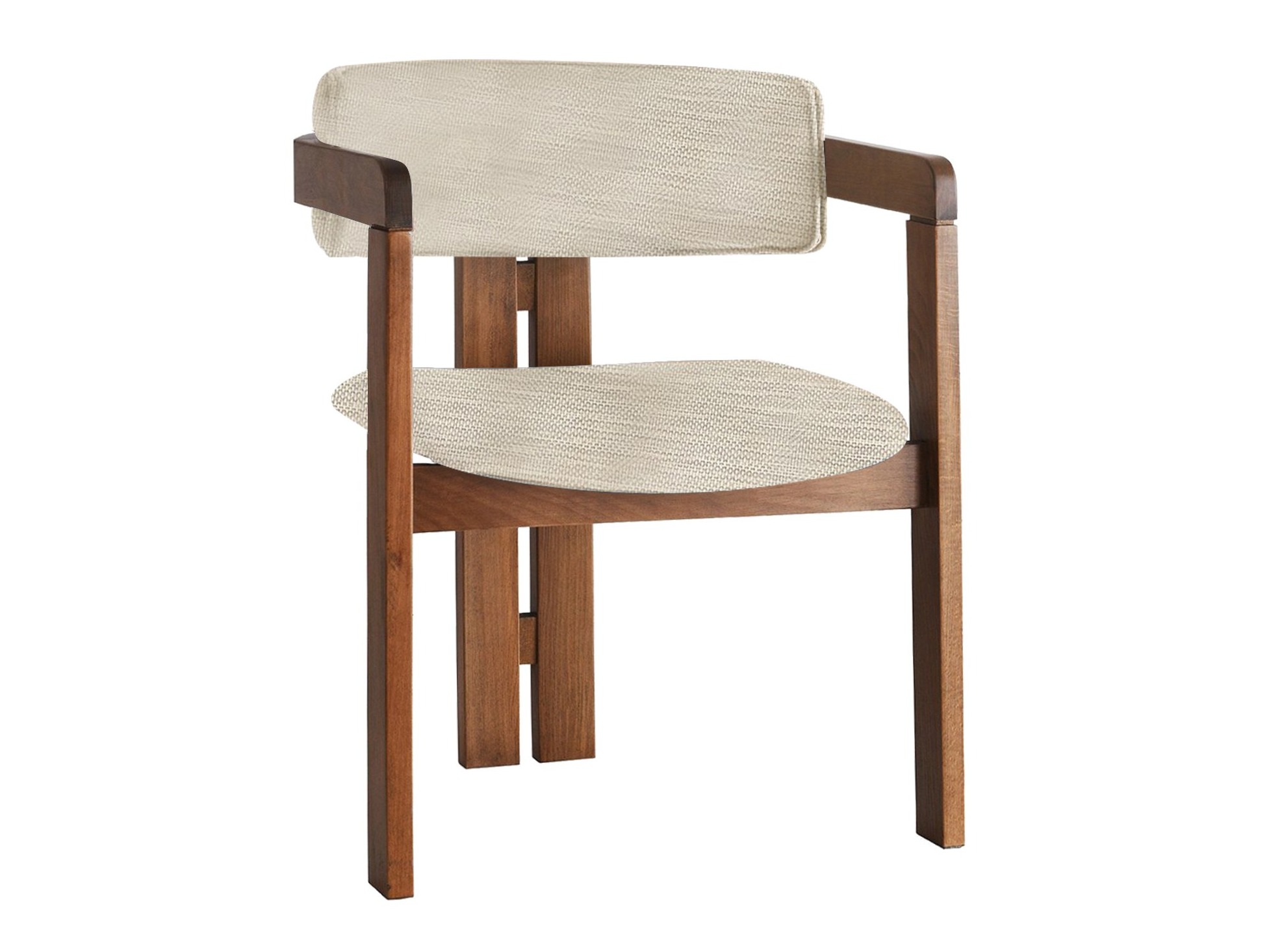 Silla Kailua 1659 (Beige claro + Nogal)