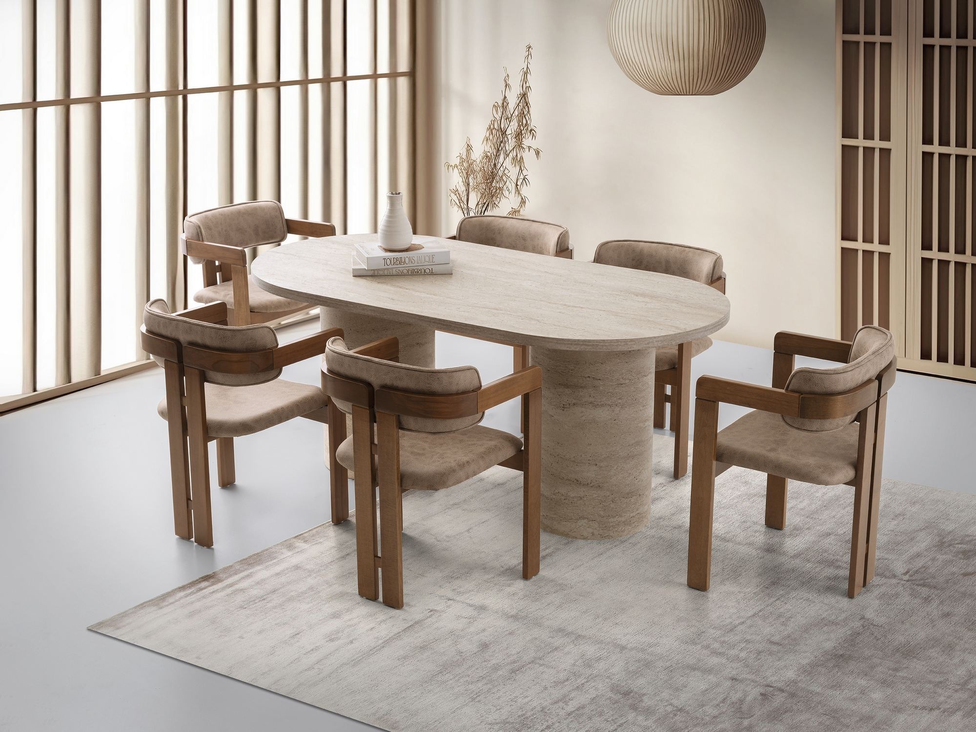 Silla Kailua 2621 (Nogal + Taupe)