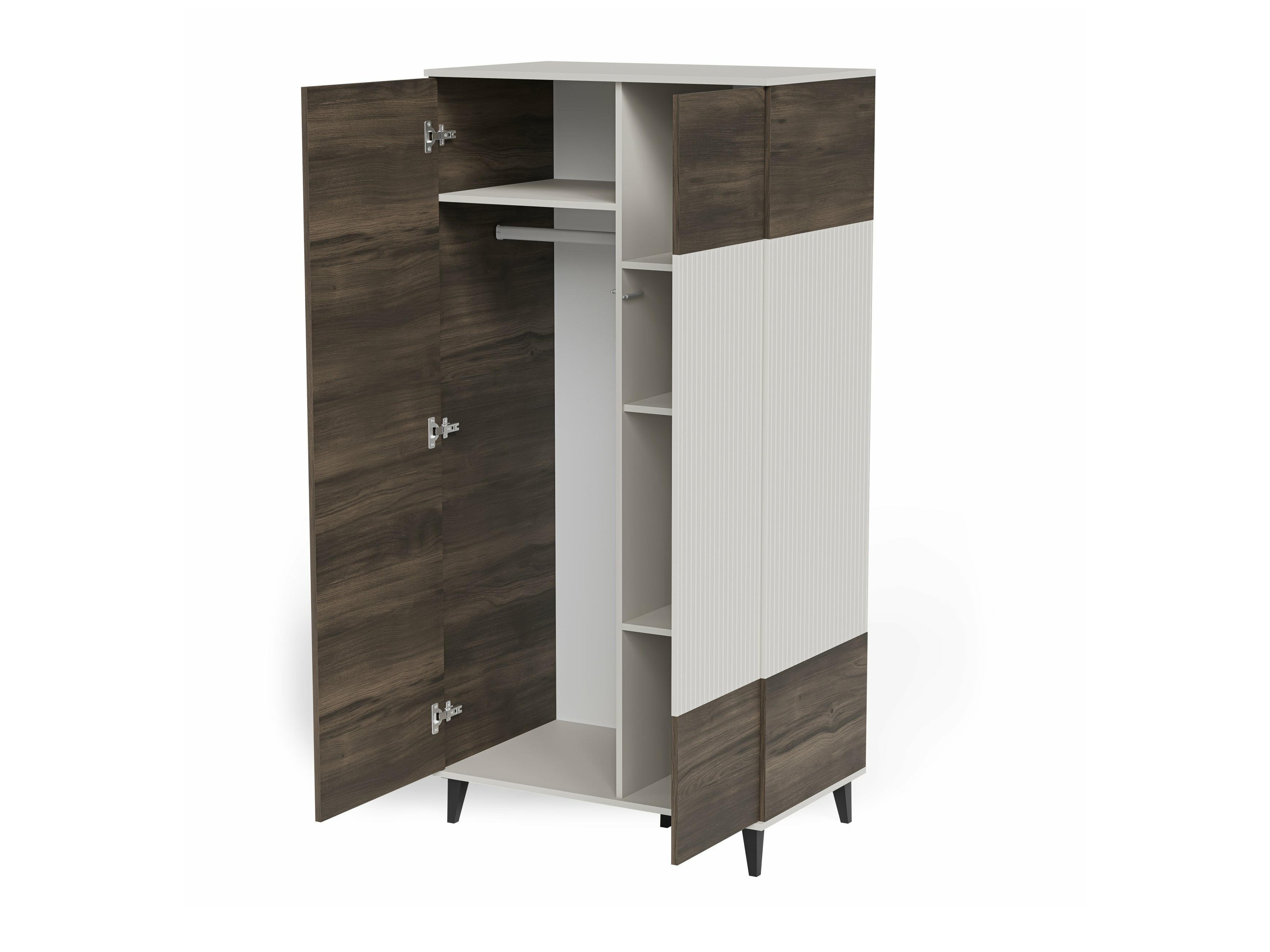 Armario Luelia 113 (Nogal + Cachemira)