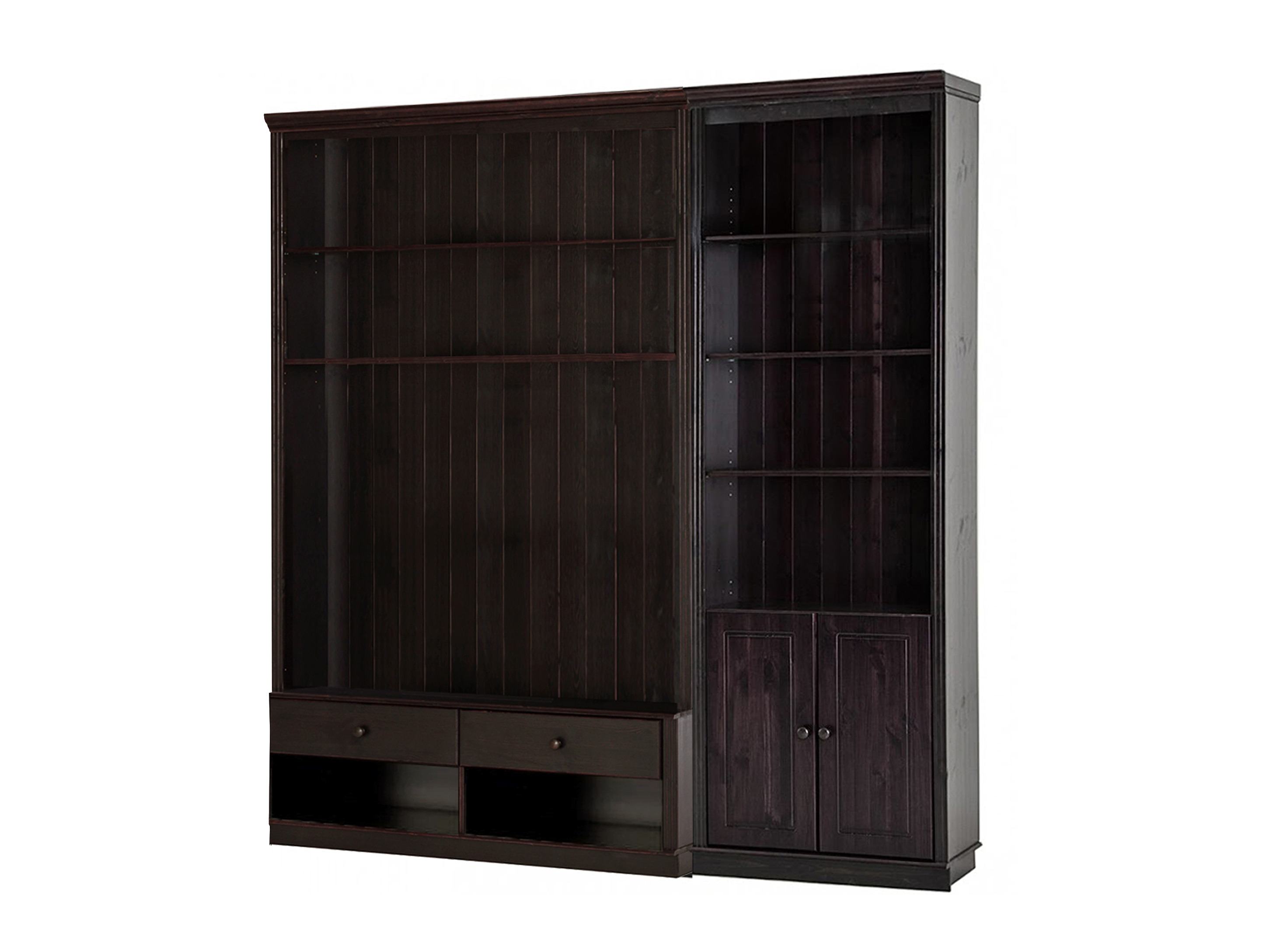 Conjunto de salón Saltoro 105 (Marrón oscuro)