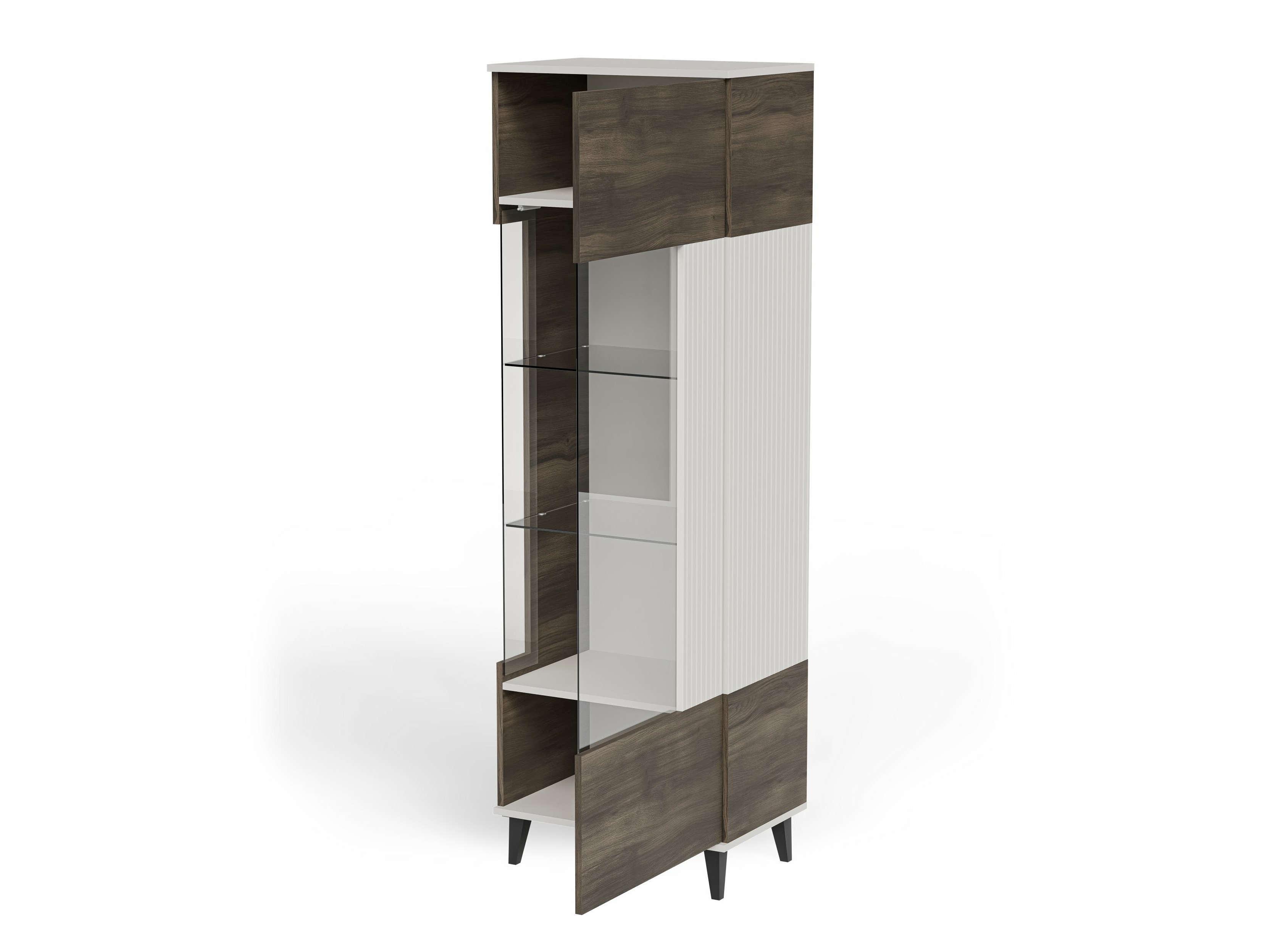 Estantería Luelia 112 (Nogal + Cachemira)