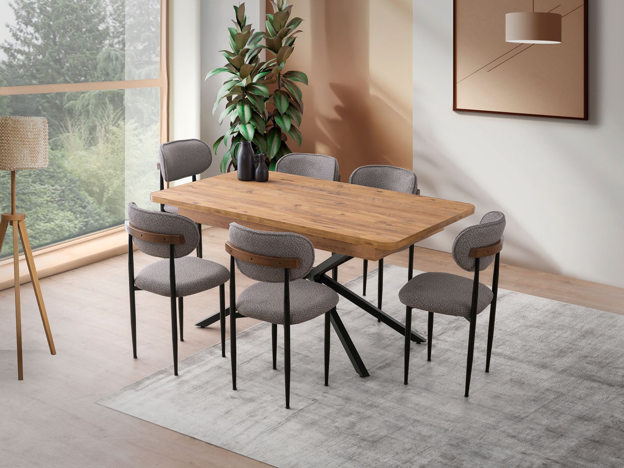 Mesa Kailua 2624 (Luminoso madera)