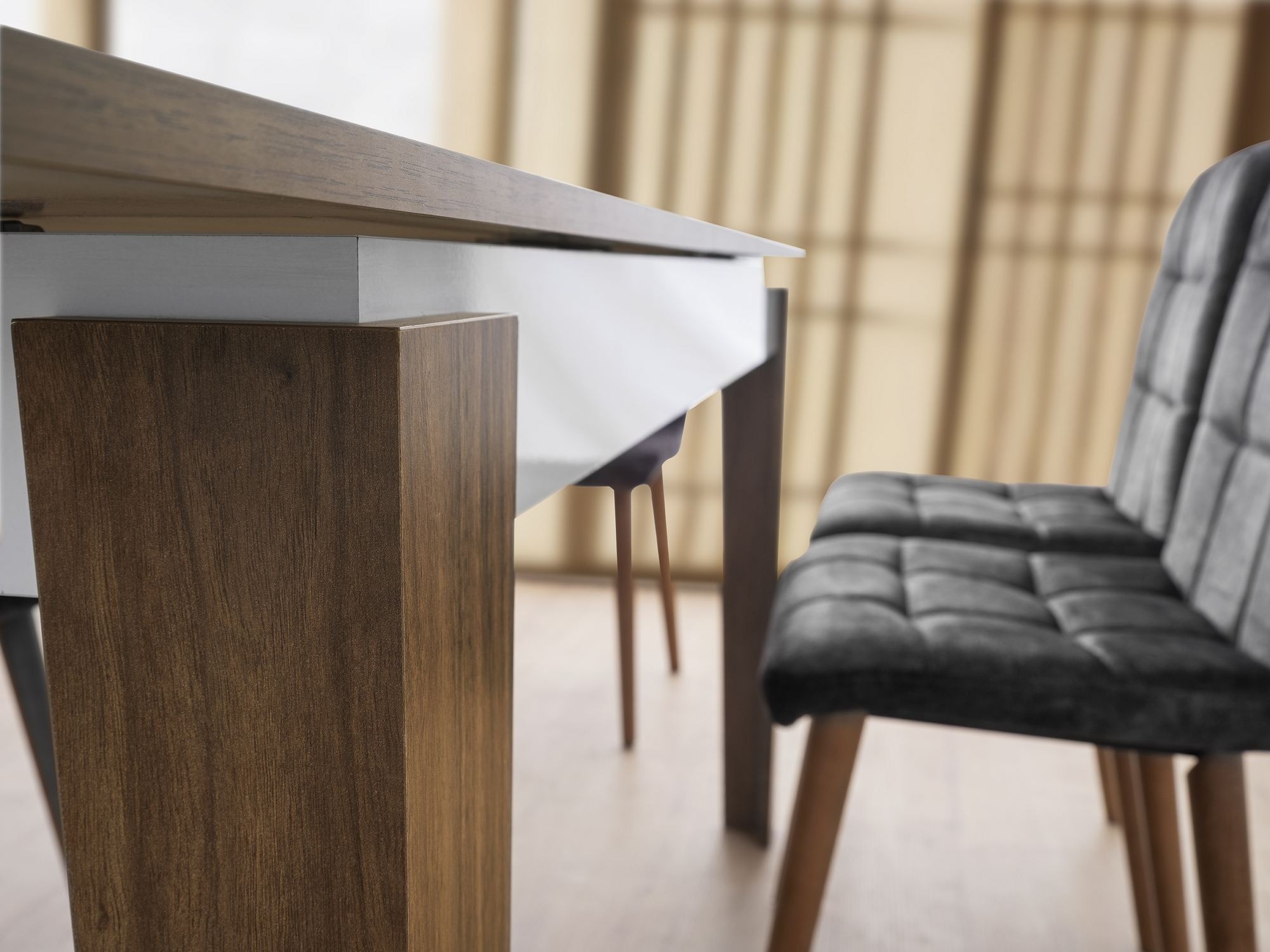 Mesa Kailua 2625 (Nogal + Blanco)