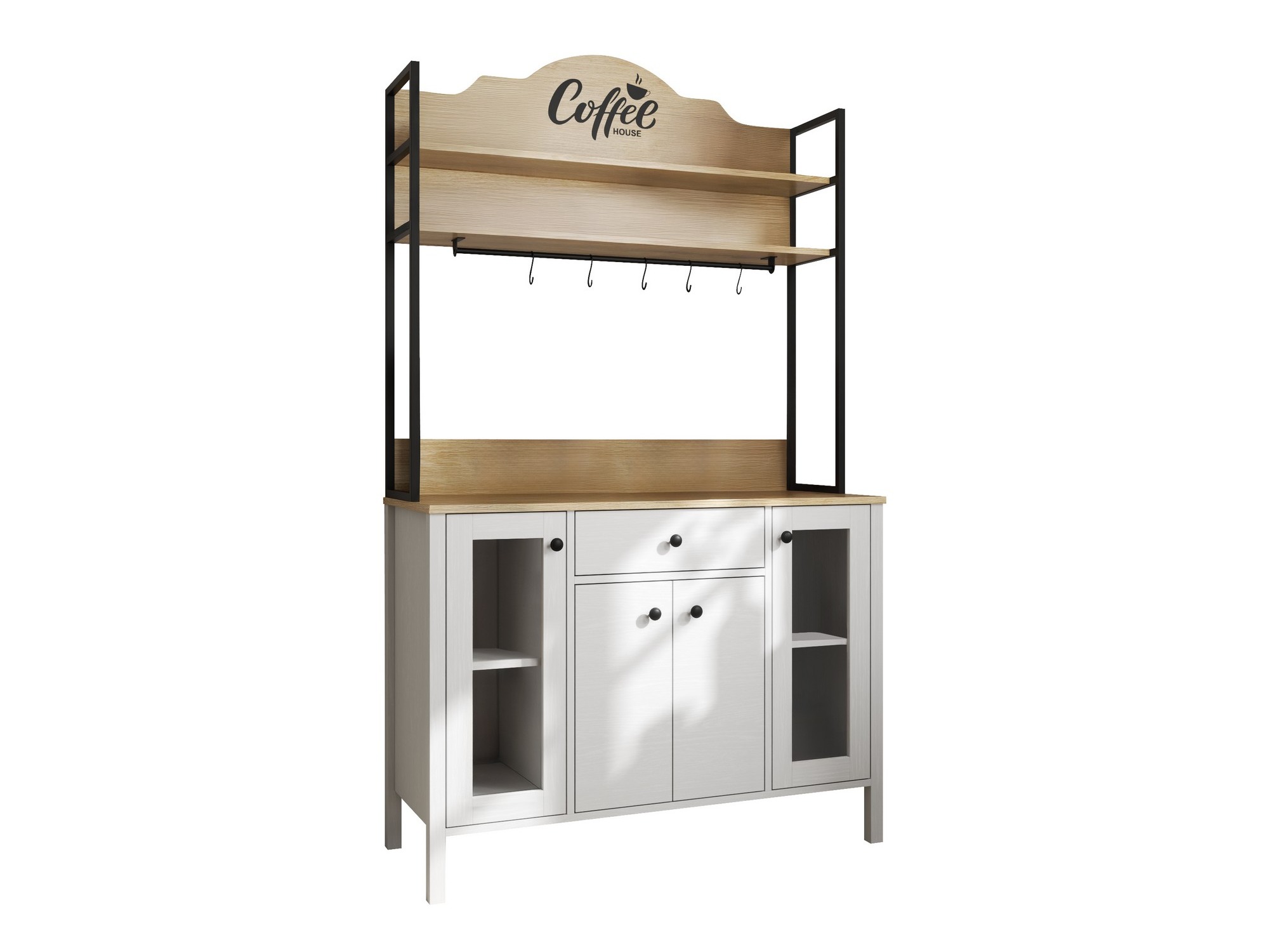 Mueble multifuncional Ophfela 148 (Negro)