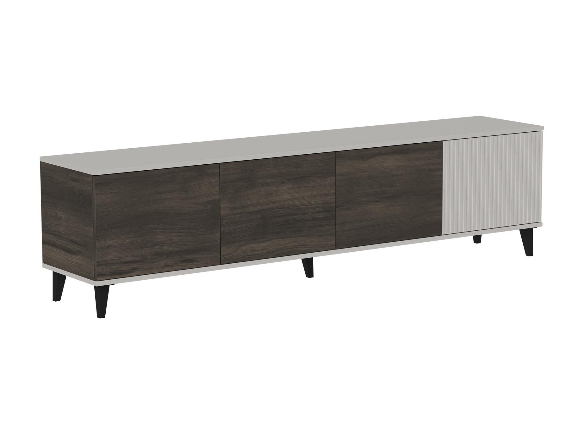 Mueble TV Luelia 114 (Nogal + Cachemira)