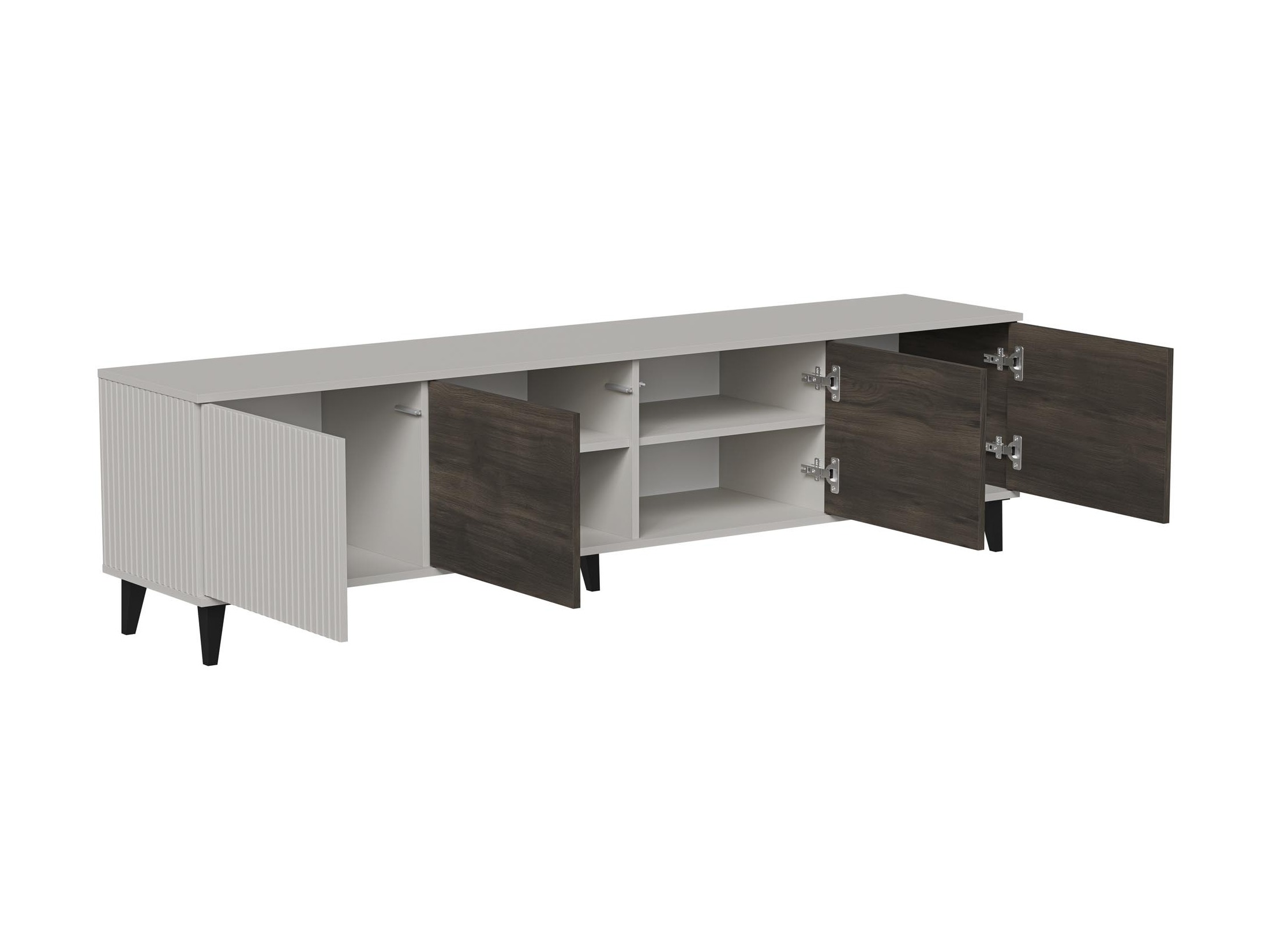Mueble TV Luelia 114 (Nogal + Cachemira)