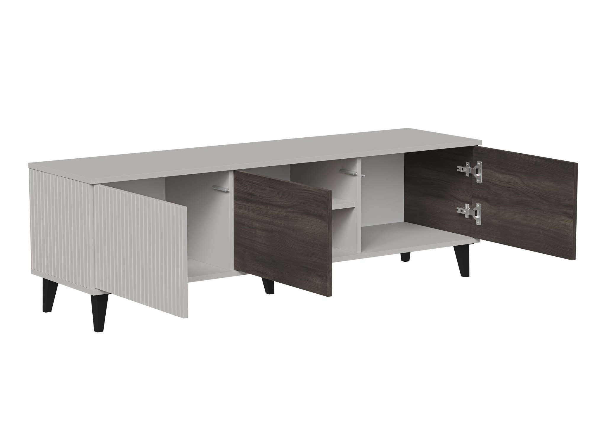 Mueble TV Luelia 115 (Nogal + Cachemira)
