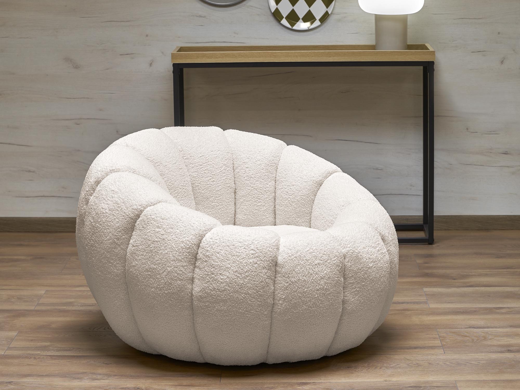 Sillón Houston Lana (Crema)