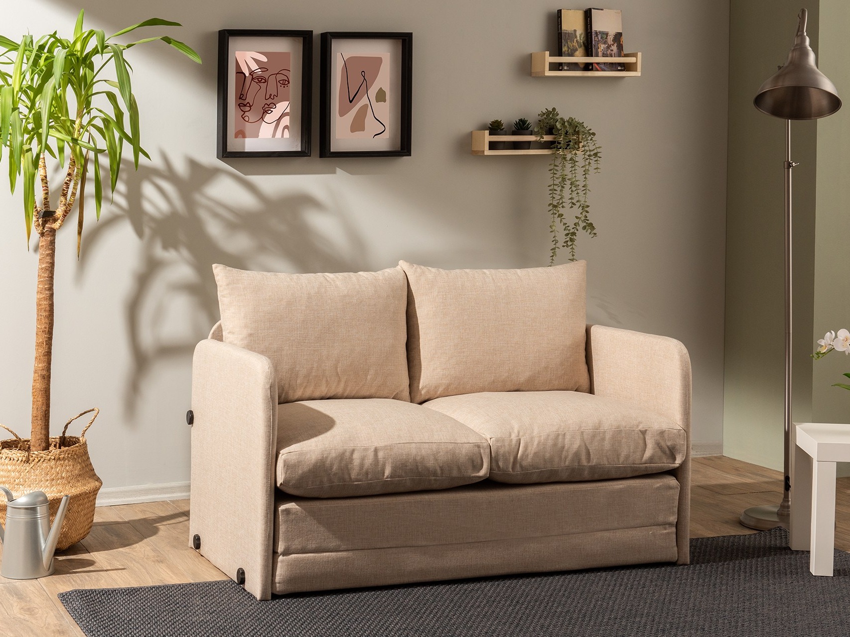 Sofá cama Altadena 612 (Beige)