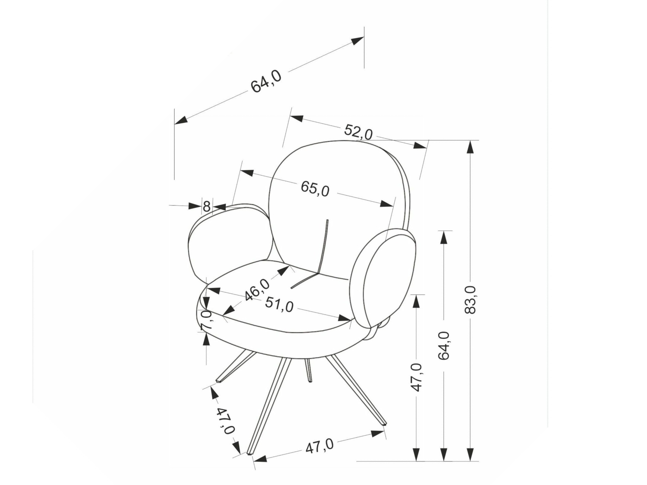 Silla Houston 1998 (Marrón)