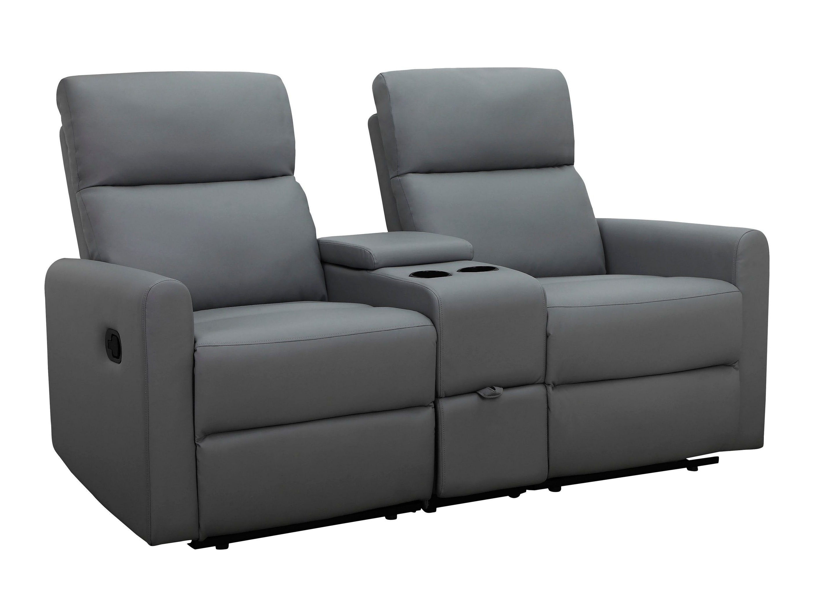 Sofá reclinable Denton 1397 (Gris)