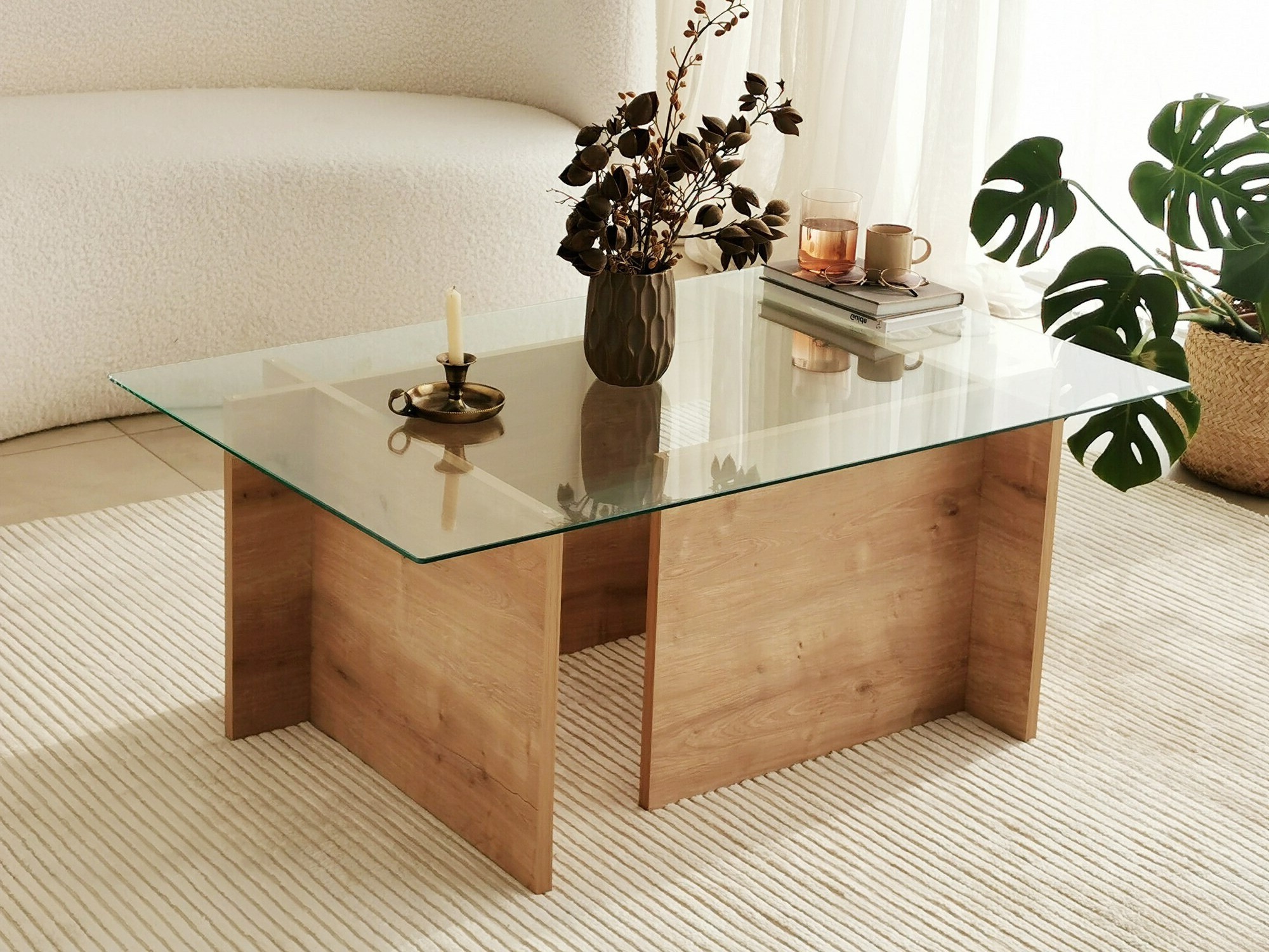 Mesa de centro Asheboro 176 (Roble)