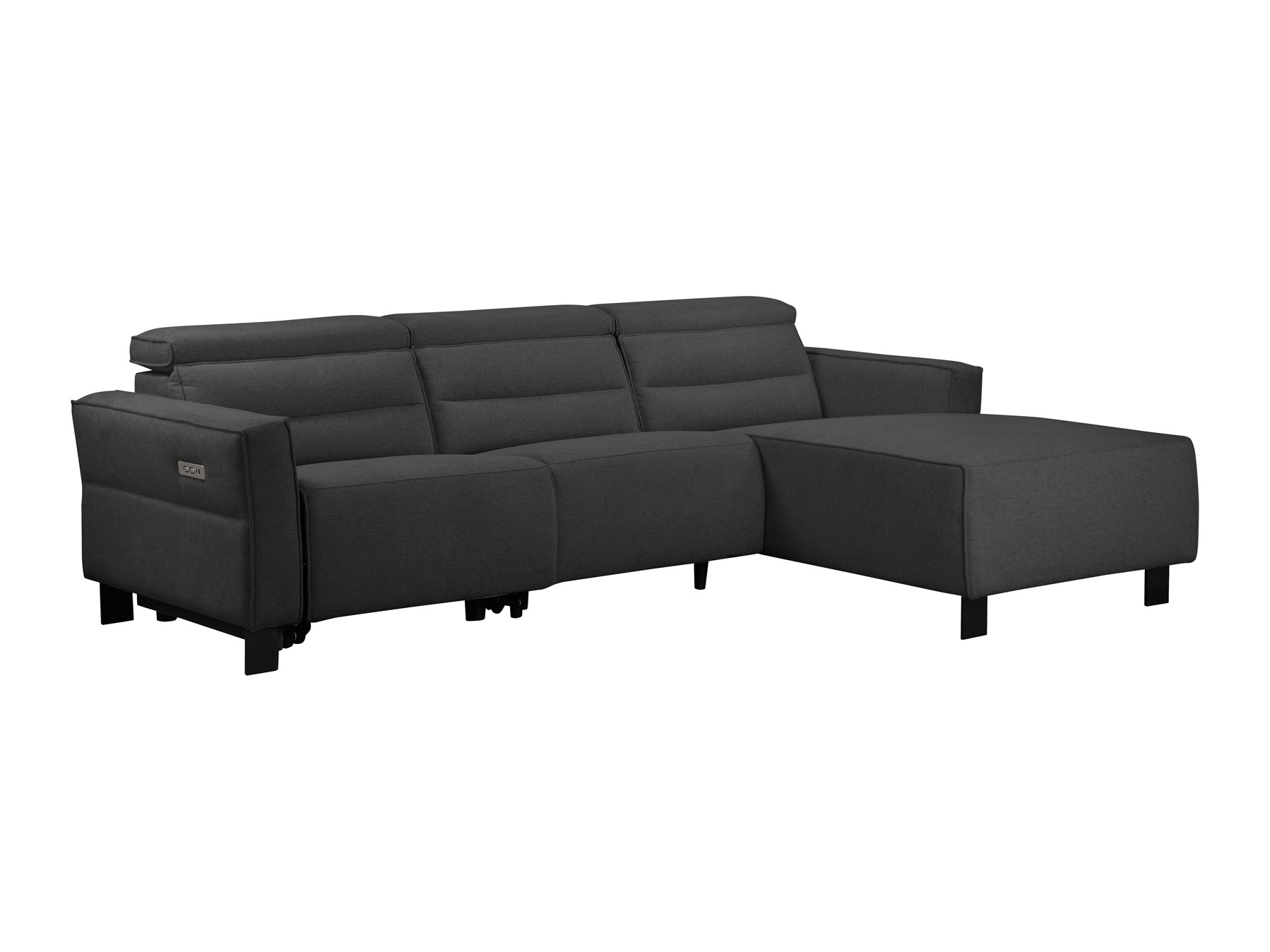 Sillón reclinable de ángulo suave Denton 1486 (Antracita)