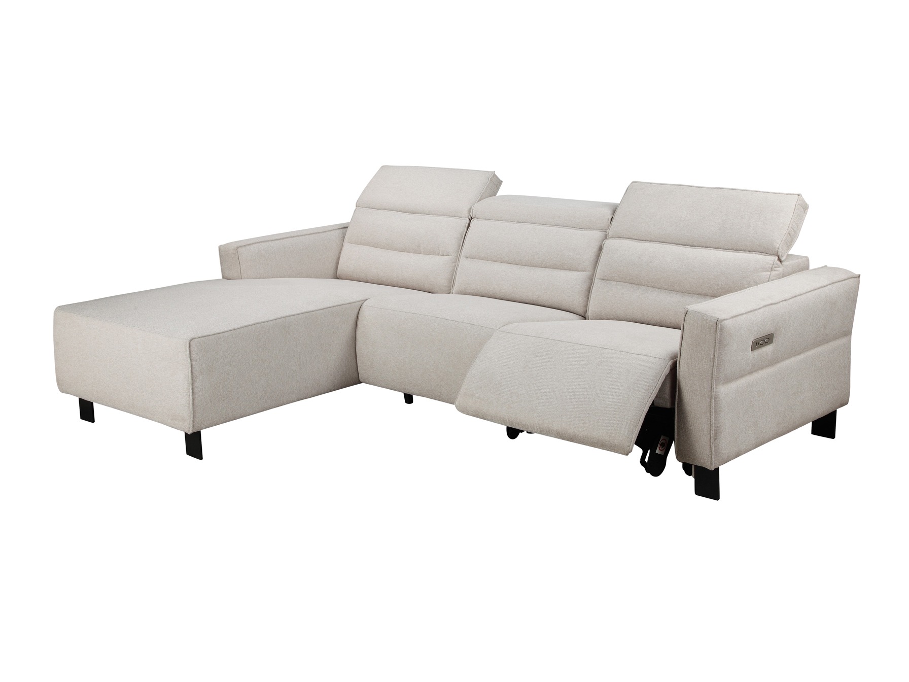 Sillón reclinable de ángulo suave Denton 1486 (Crema)
