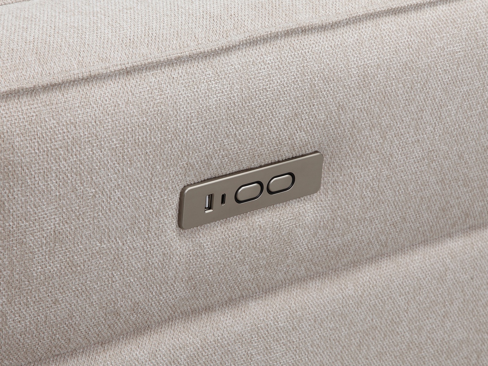 Sillón reclinable de ángulo suave Denton 1486 (Crema)