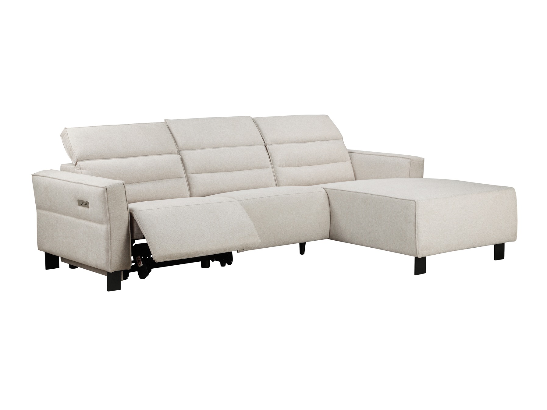 Sillón reclinable de ángulo suave Denton 1486 (Crema)