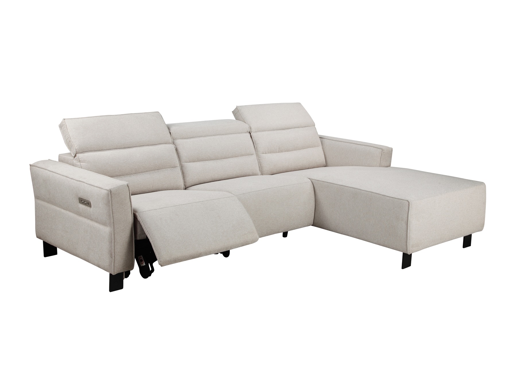 Sillón reclinable de ángulo suave Denton 1486 (Crema)