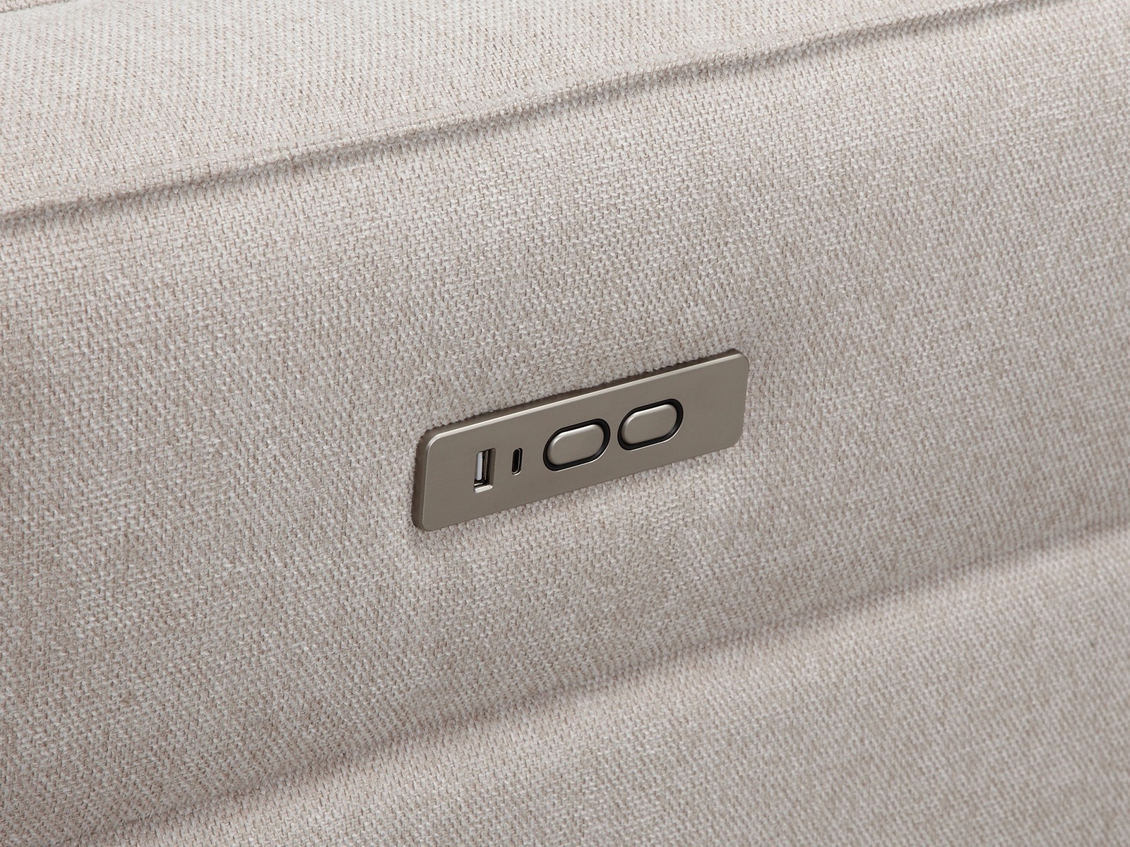 Sillón reclinable de ángulo suave Denton 1486 (Crema)