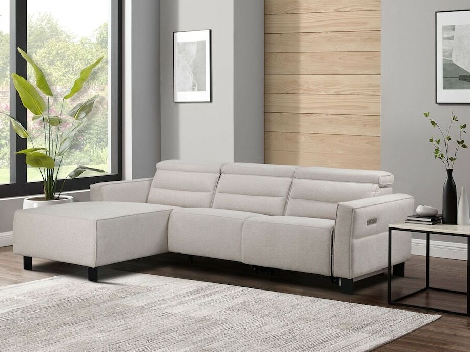 Sillón reclinable de ángulo suave Denton 1486 (Crema)